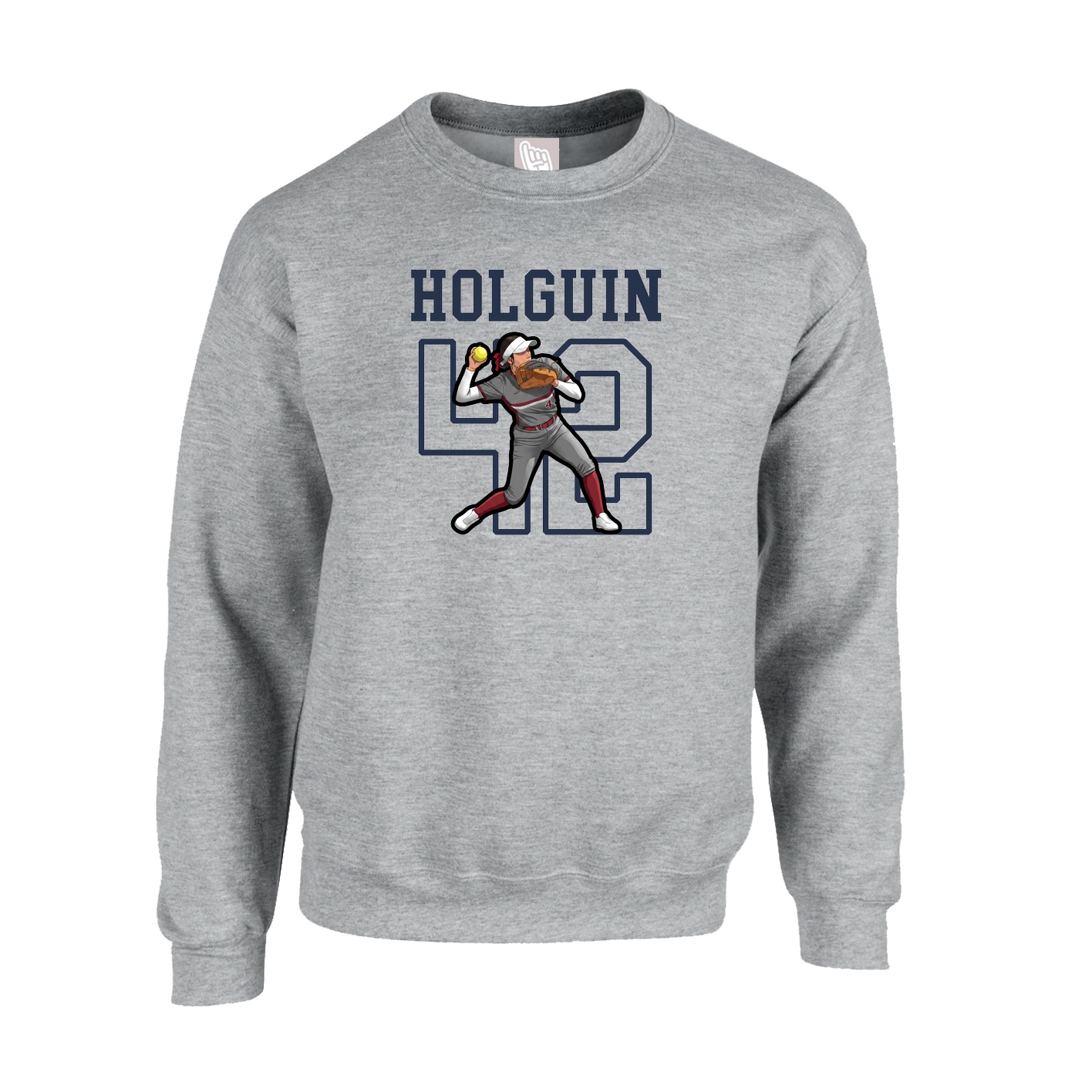 Fleece Crew — Shirsey in Grey