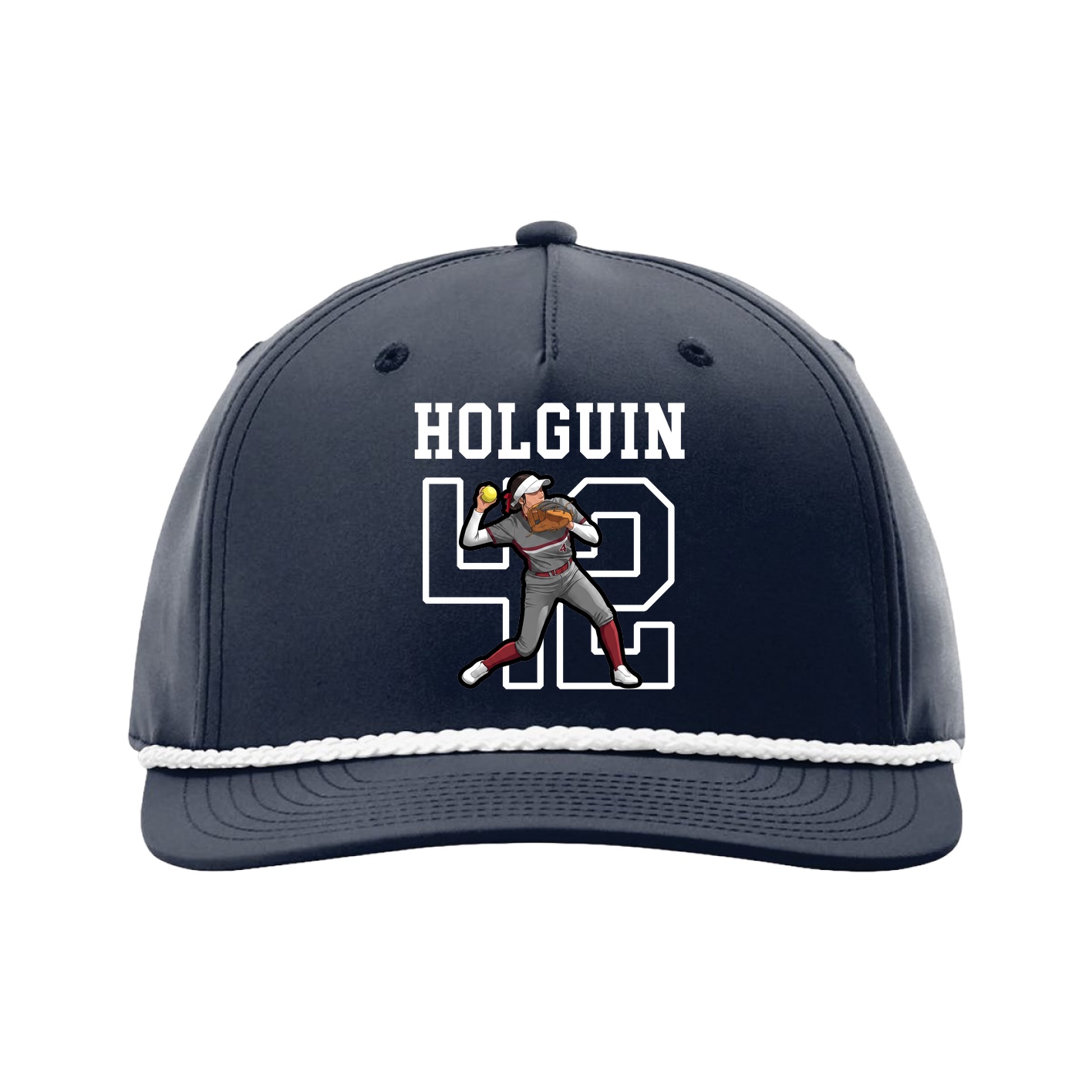 Five-Panel Classic Rope Cap — Shirsey in Navy
