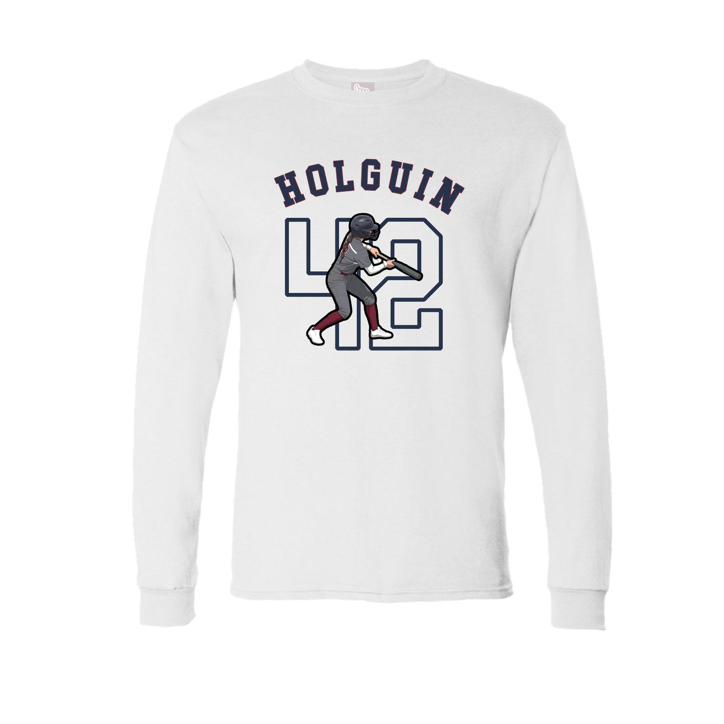 Long Sleeve Tee — Shirsey Arch in White