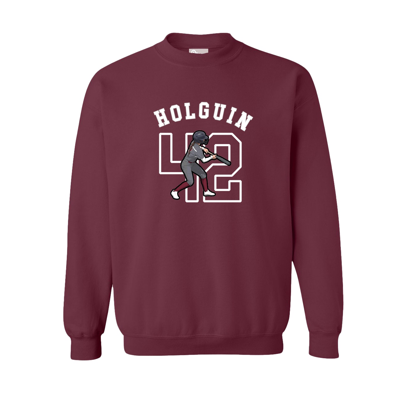 Fleece Crew — Shirsey Arch in Maroon