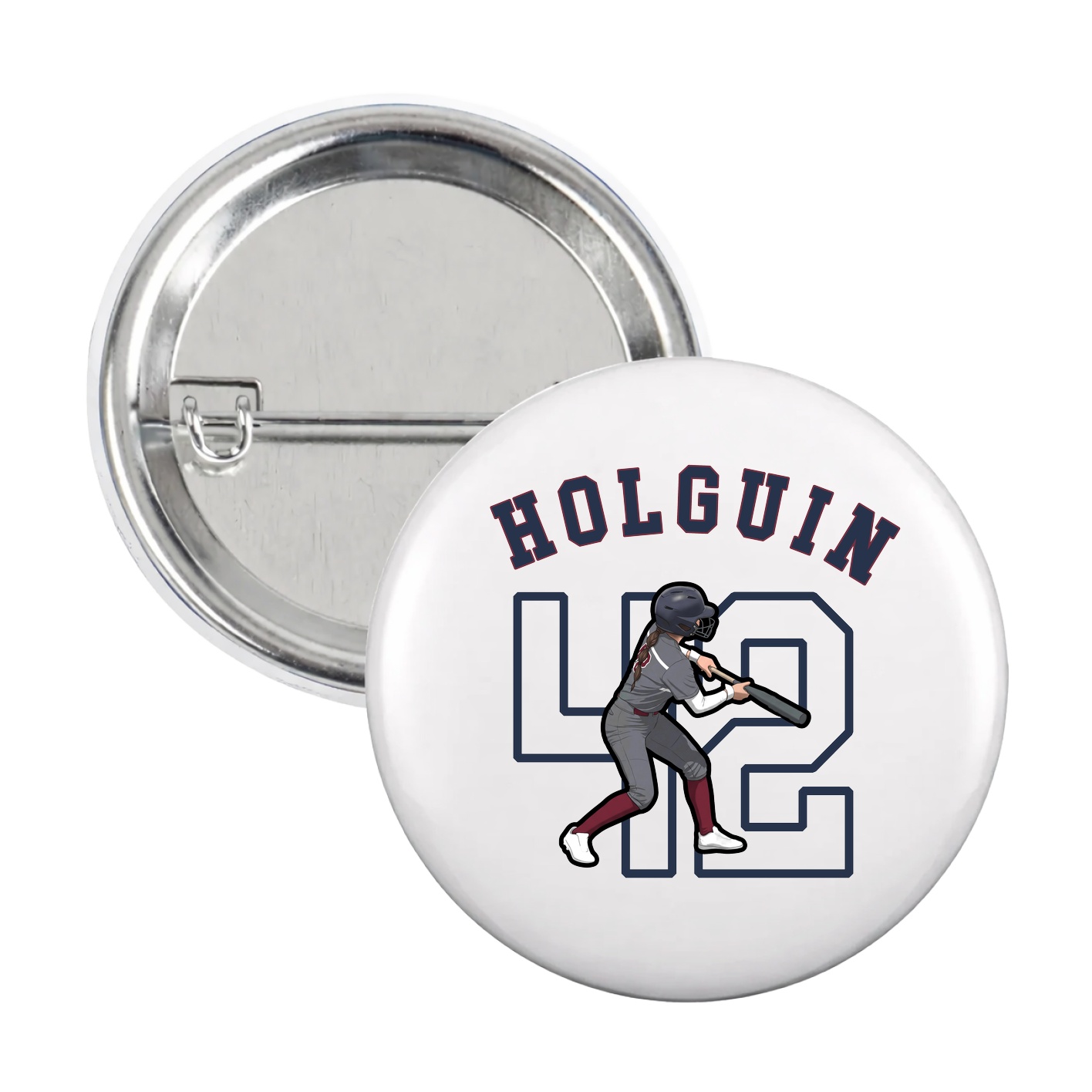 Game Day Button — Shirsey Arch in White