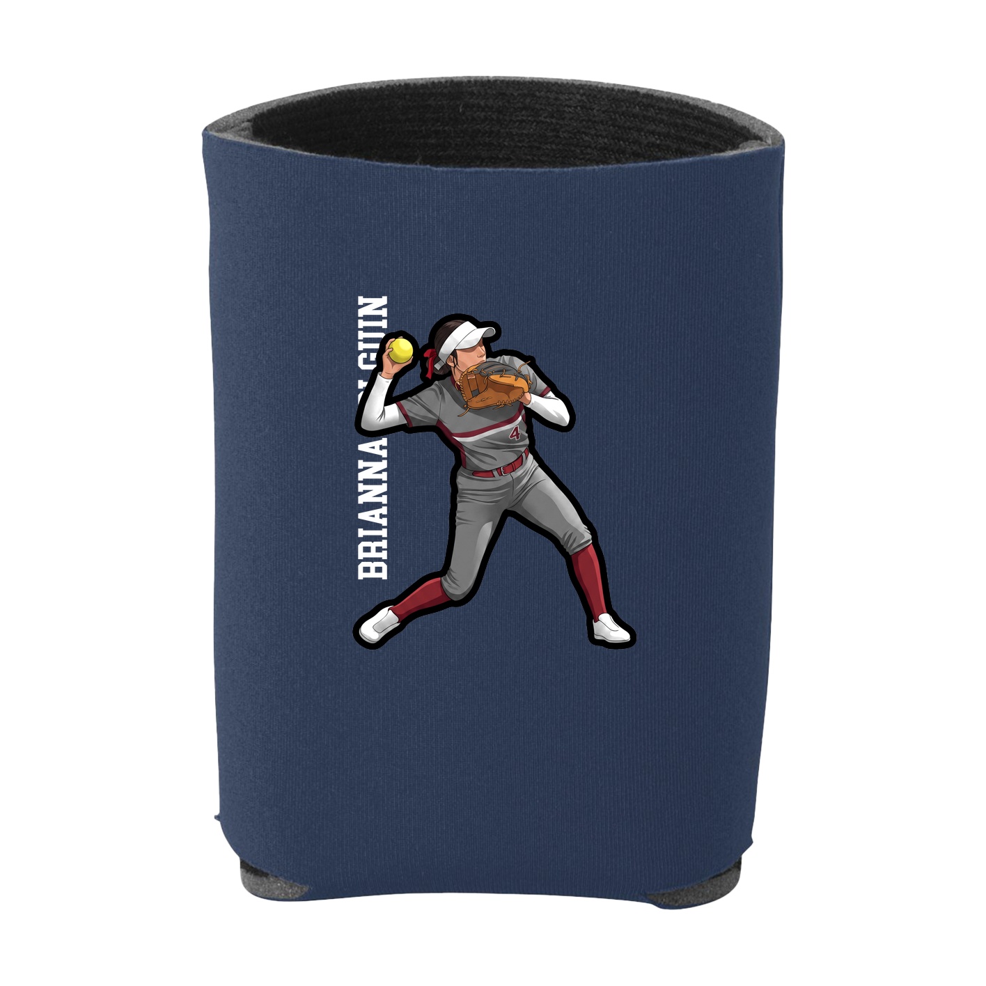 Can Holder — Name Vertical in Navy