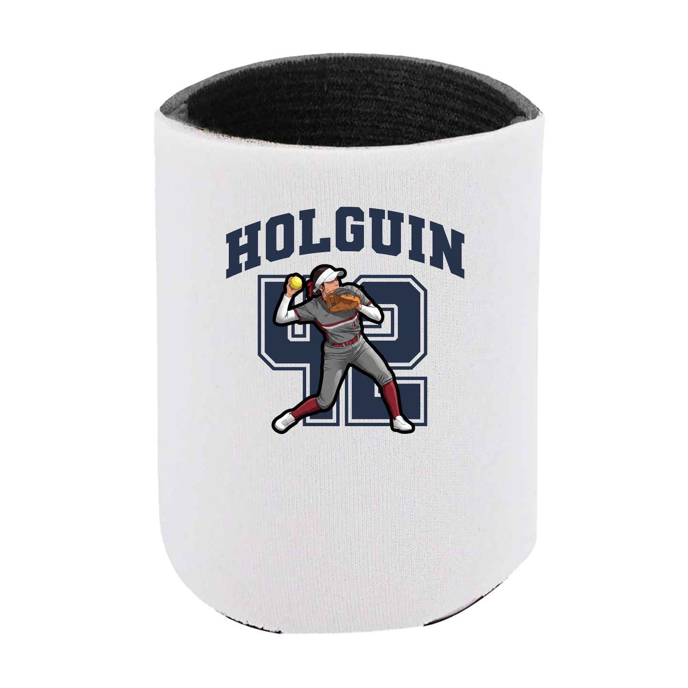Can Holder — Number in White