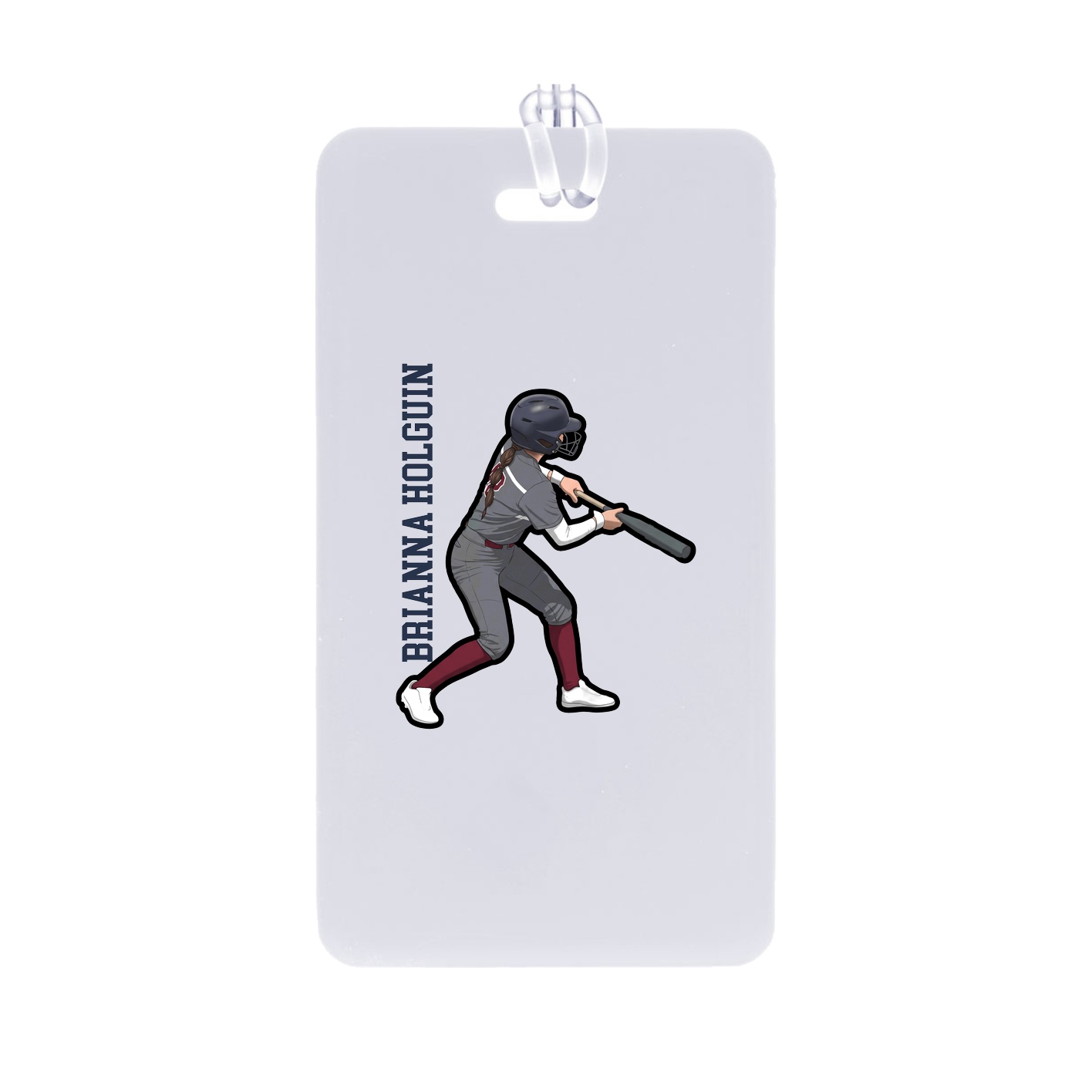 Bag Tag — Name Vertical in Classic