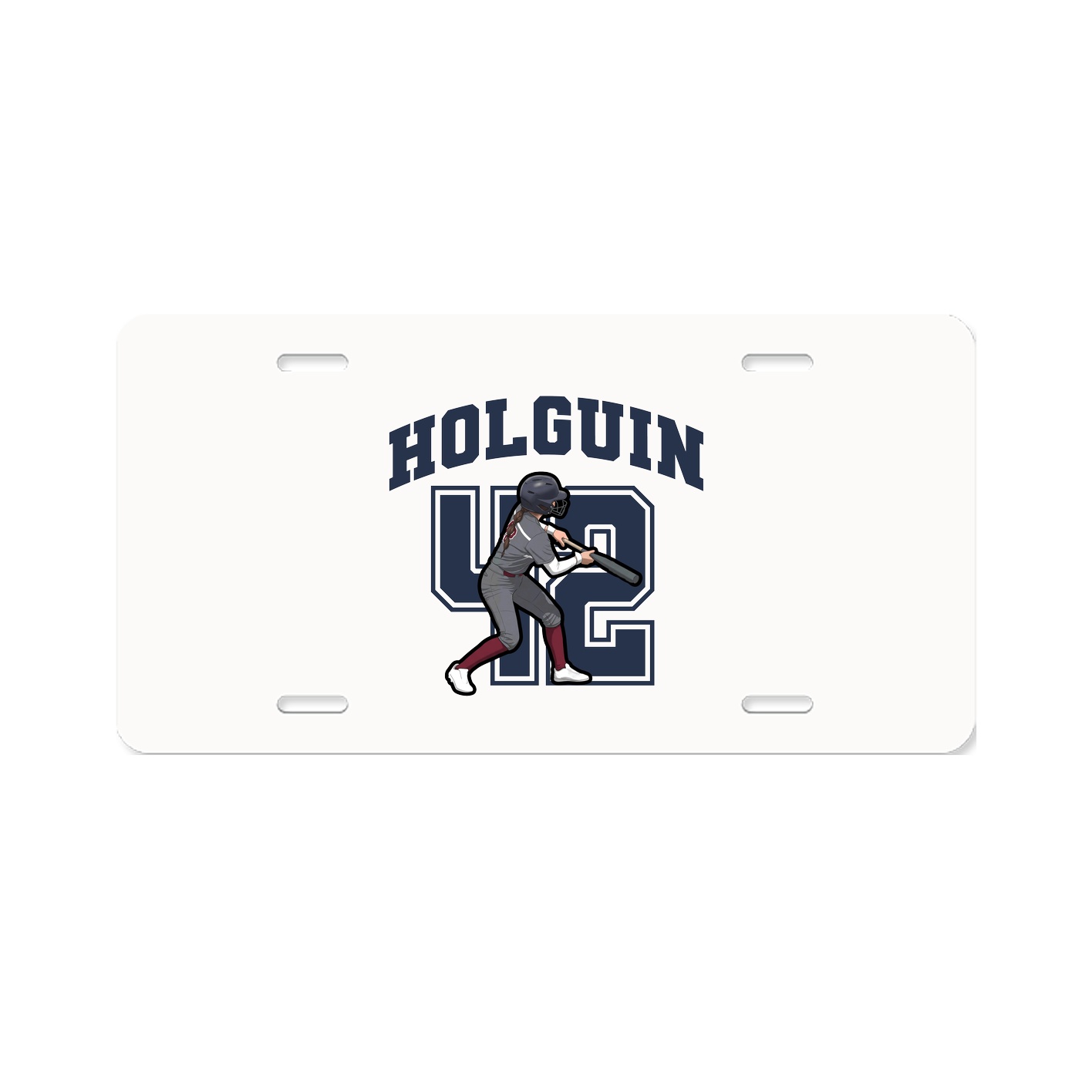 License Plate — Number in Classic