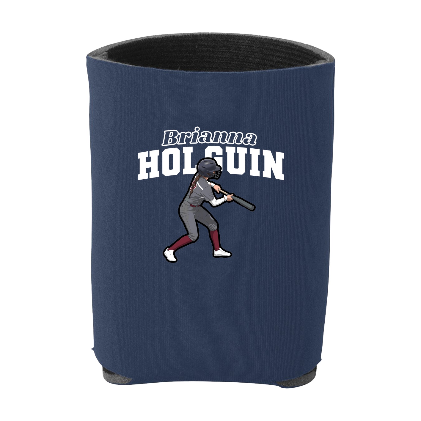 Can Holder — Name Arch in Navy