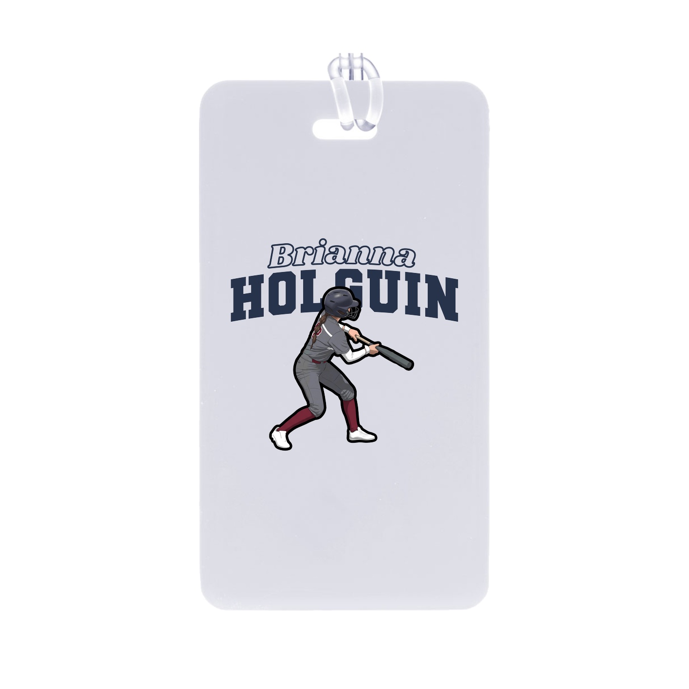 Bag Tag — Name Arch in Classic