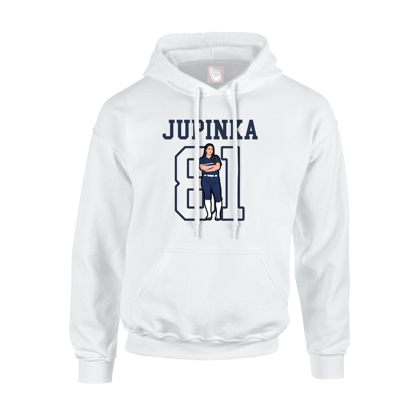 Hoodie — Shirsey in White