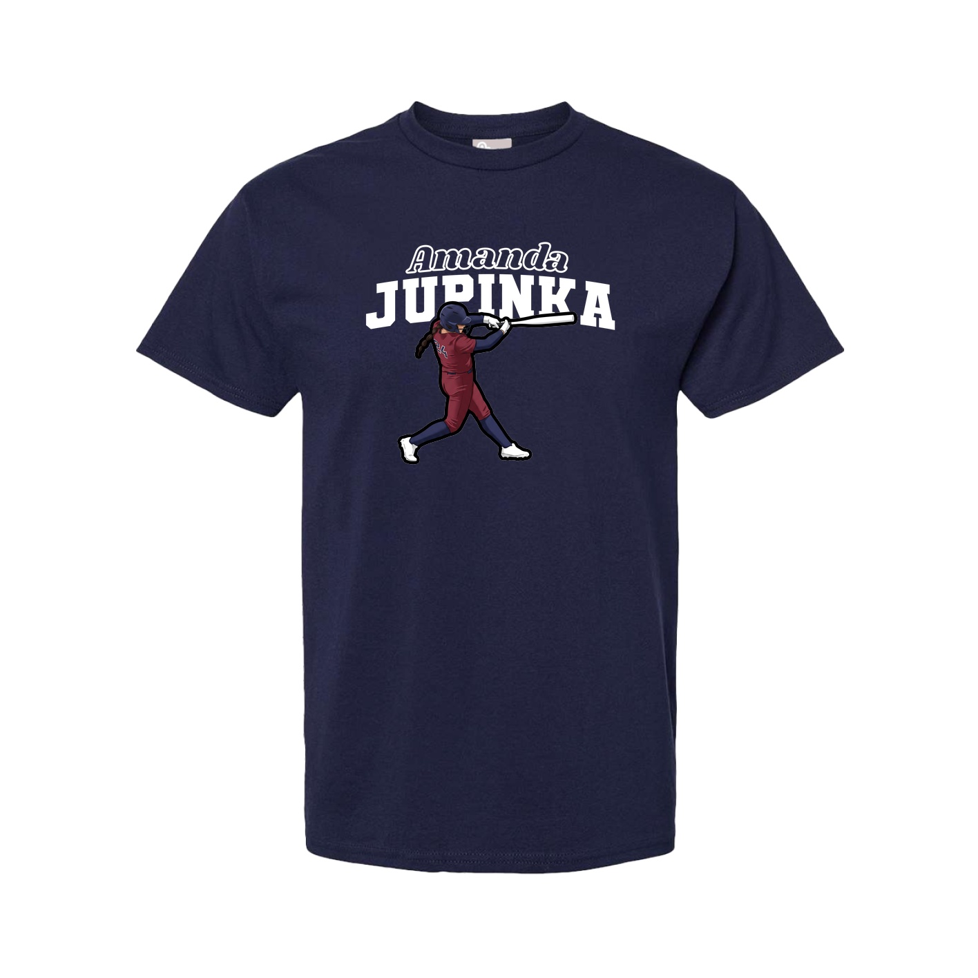 Youth Tee — Name Arch in Navy