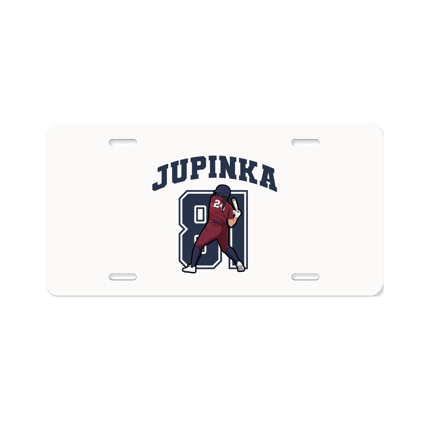 License Plate — Number in Classic