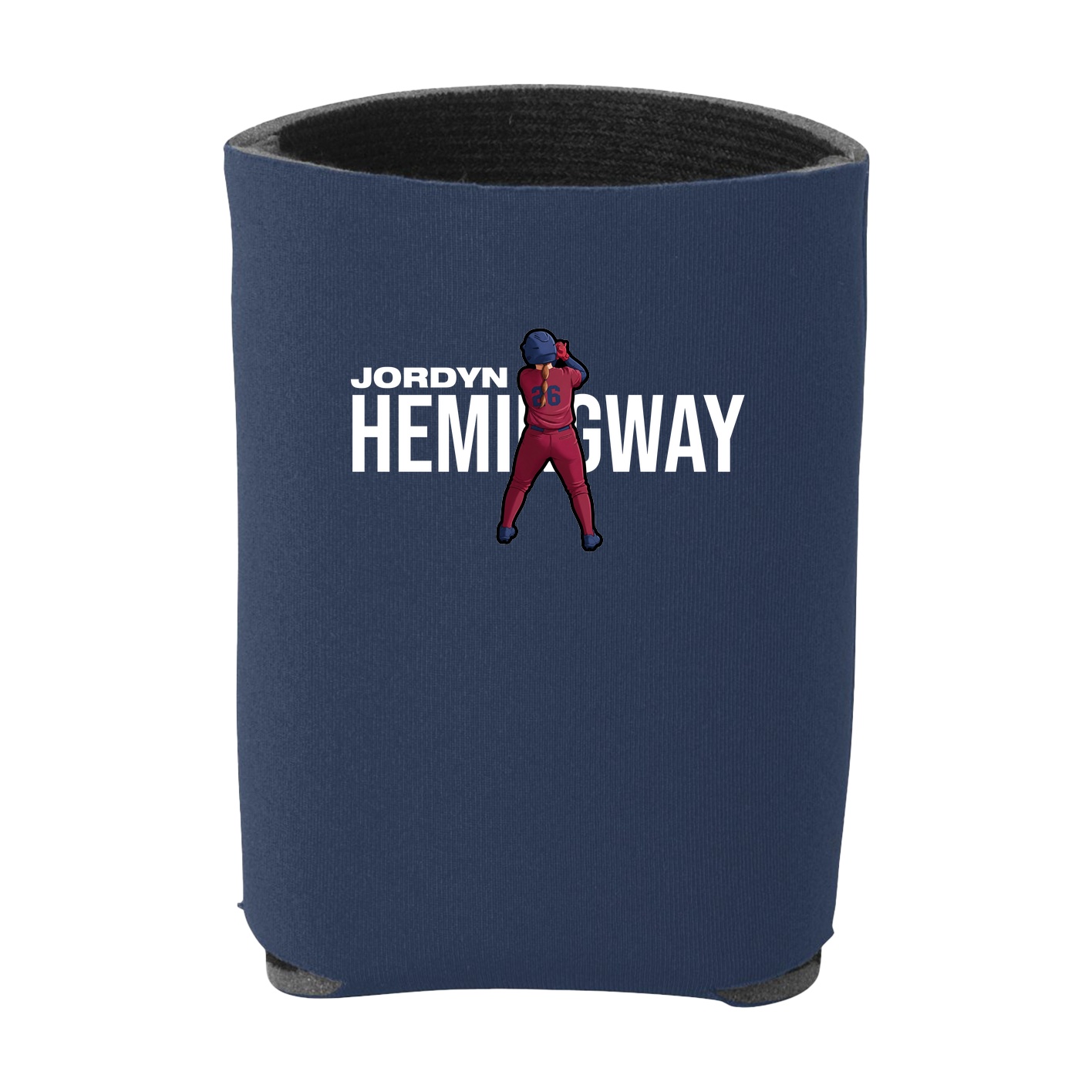 Can Holder — Player Name in Navy