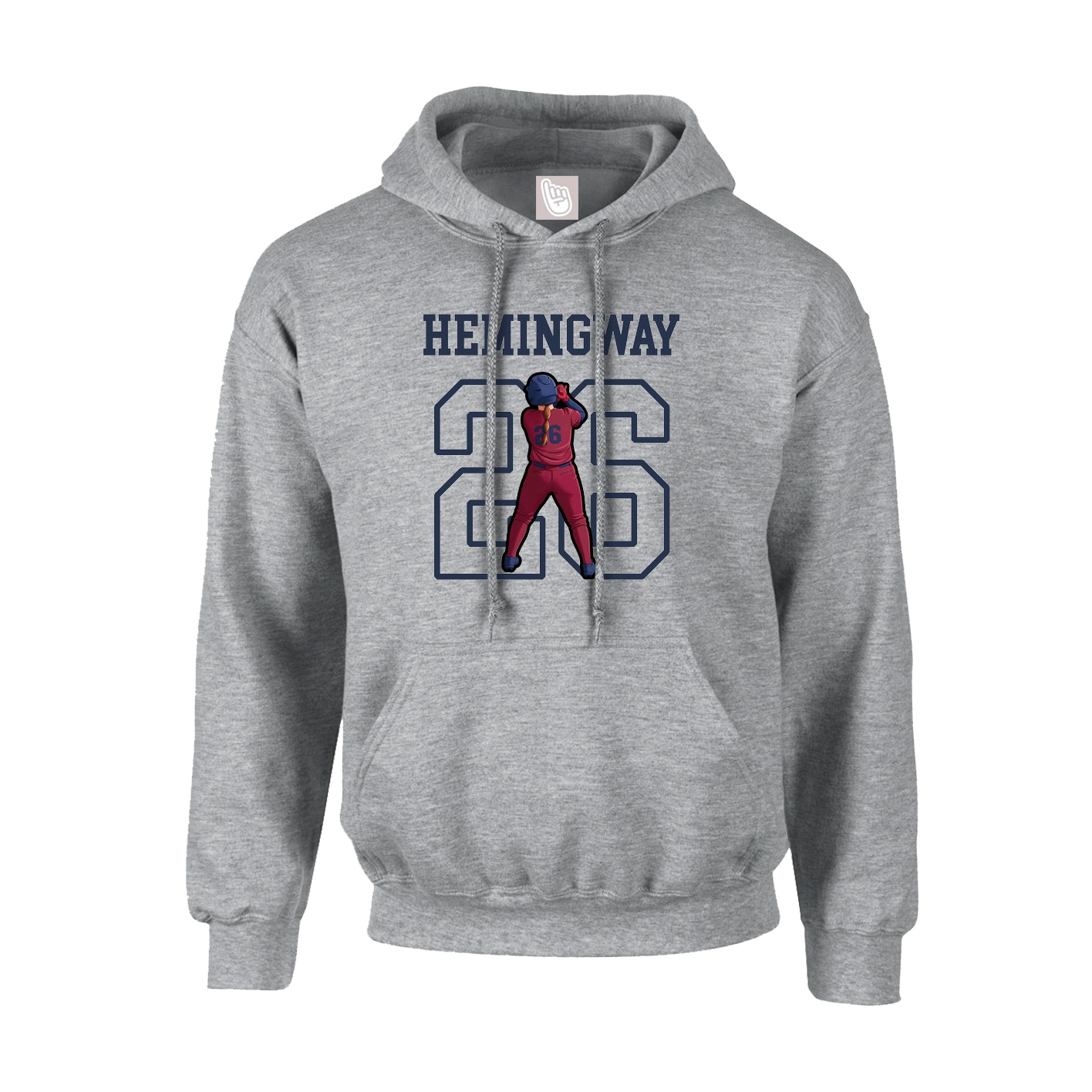 Hoodie — Shirsey in Grey