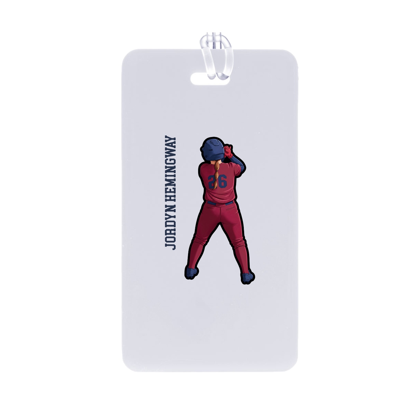 Bag Tag — Name Vertical in Classic
