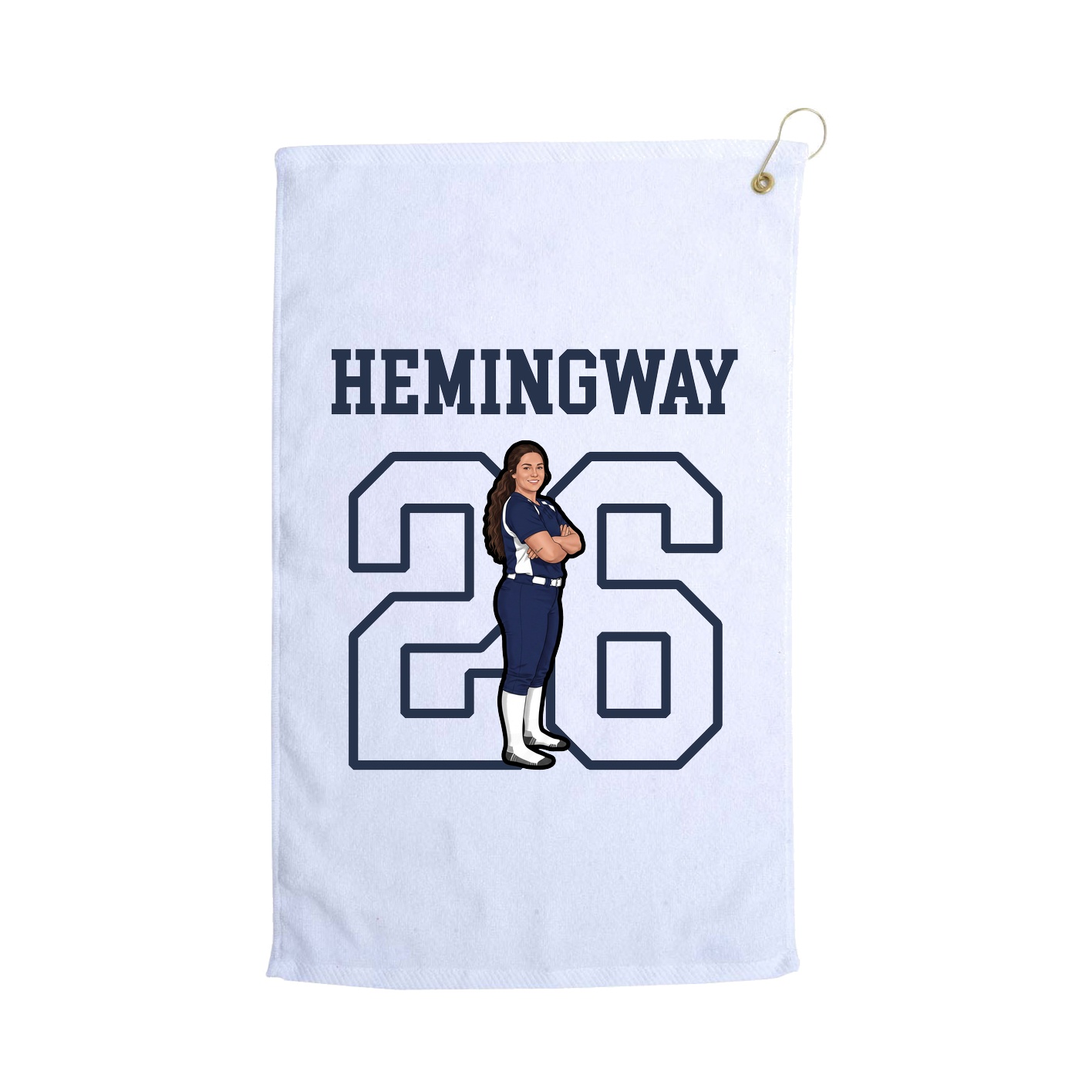 Golf Towel — Shirsey in White
