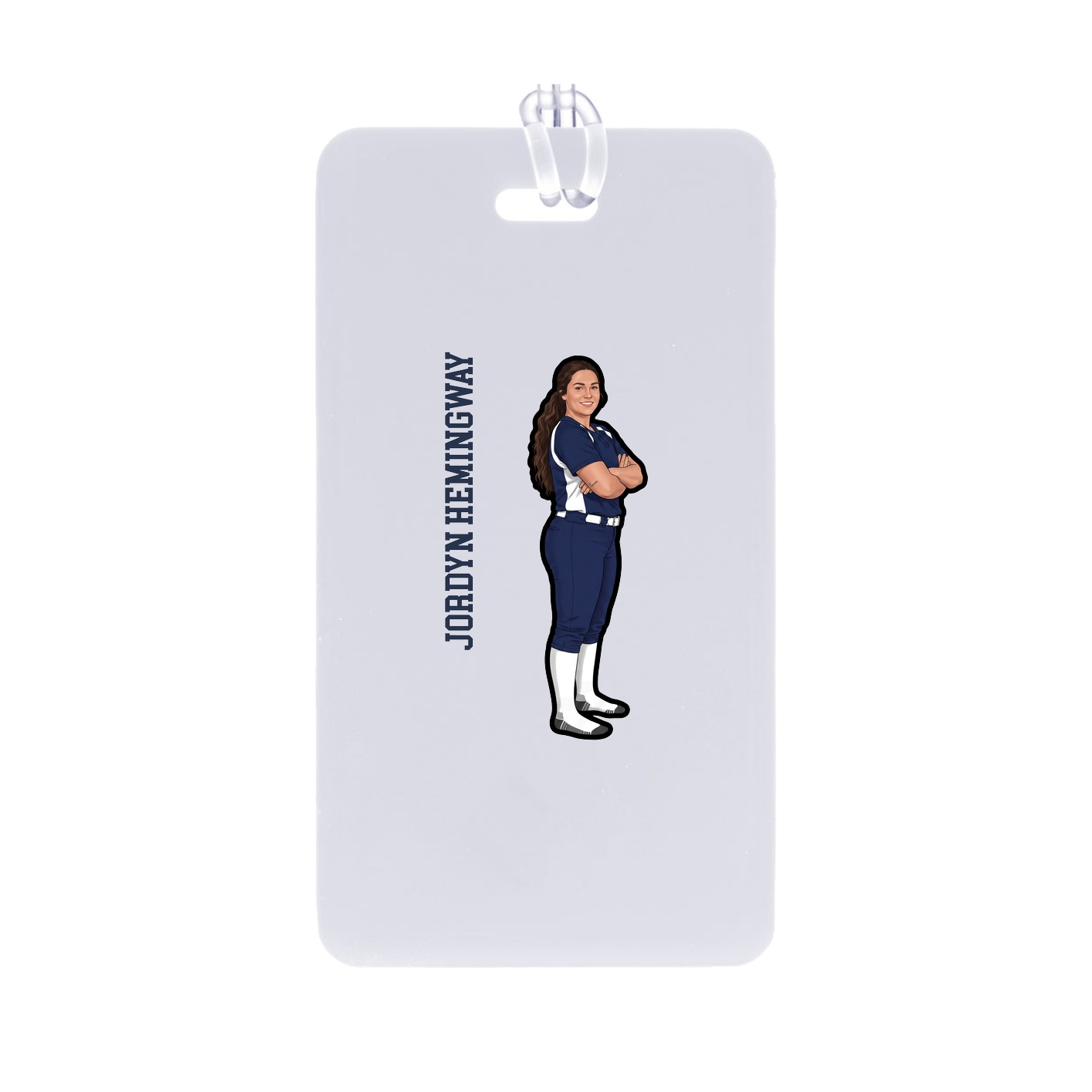 Bag Tag — Name Vertical in Classic