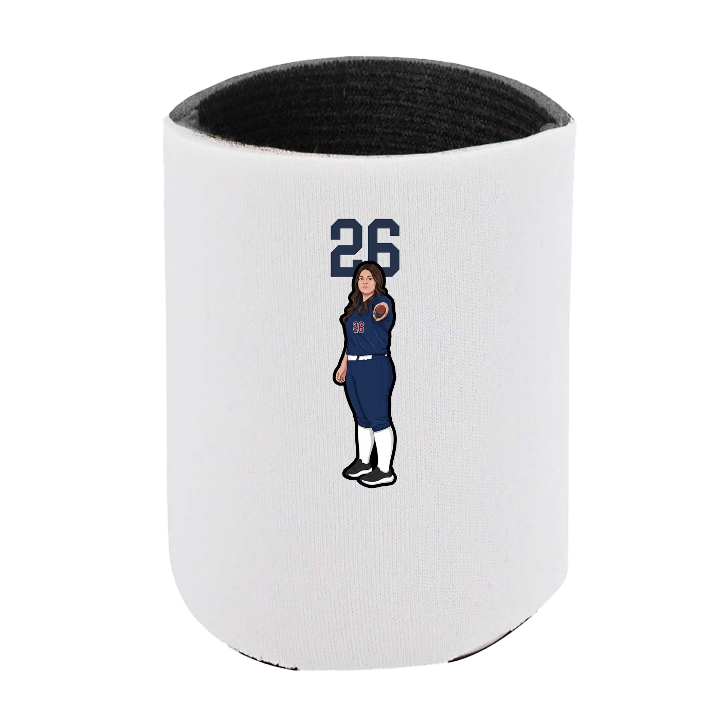 Can Holder — Number Top in White