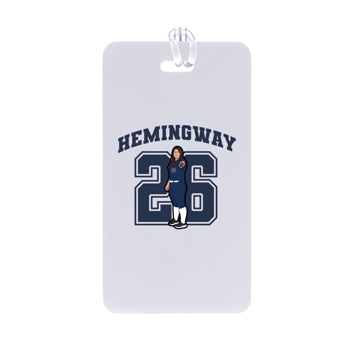 Bag Tag — Number in Classic