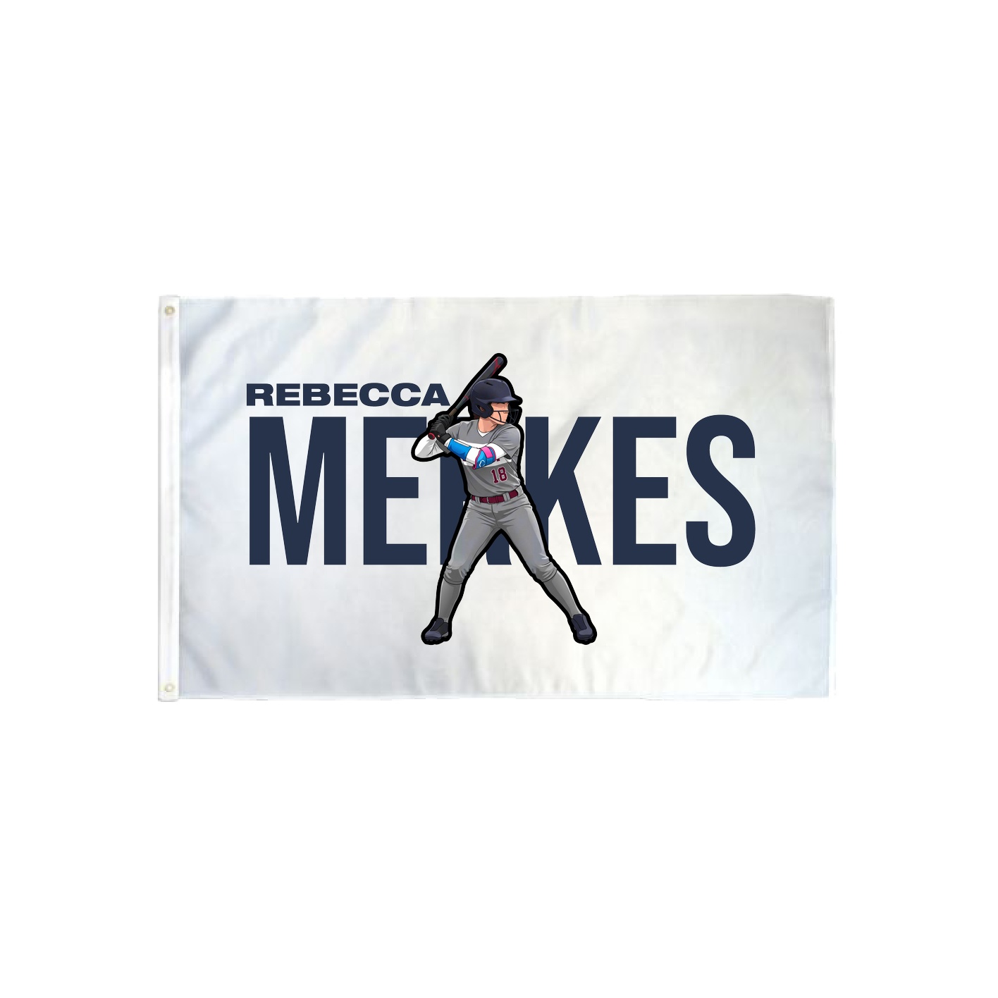 3x5 Flag — Player Name in Classic