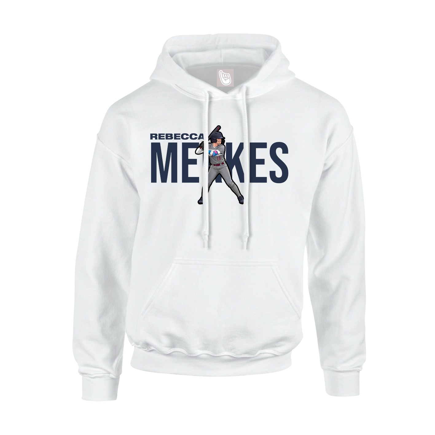 Hoodie — Player Name in White
