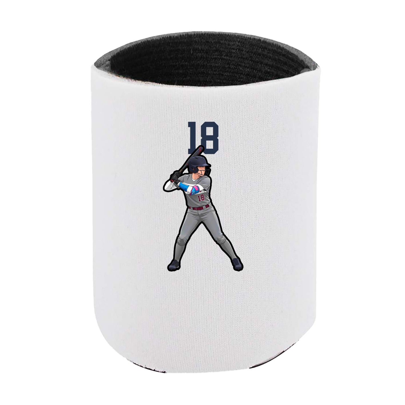 Can Holder — Number Top in White
