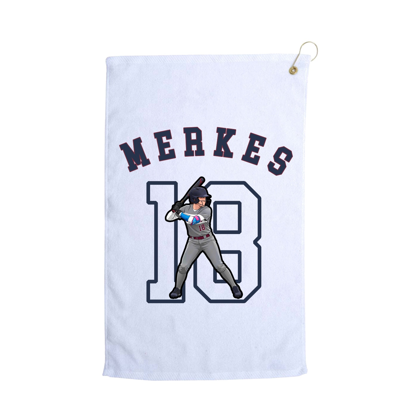 Golf Towel — Shirsey Arch in White