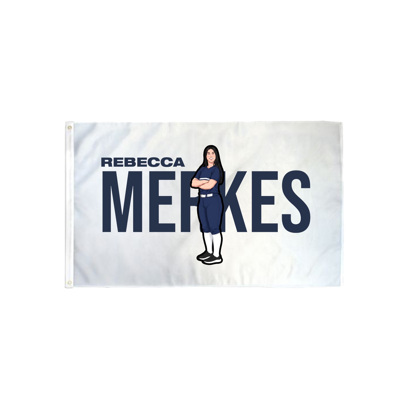 3x5 Flag — Player Name in Classic