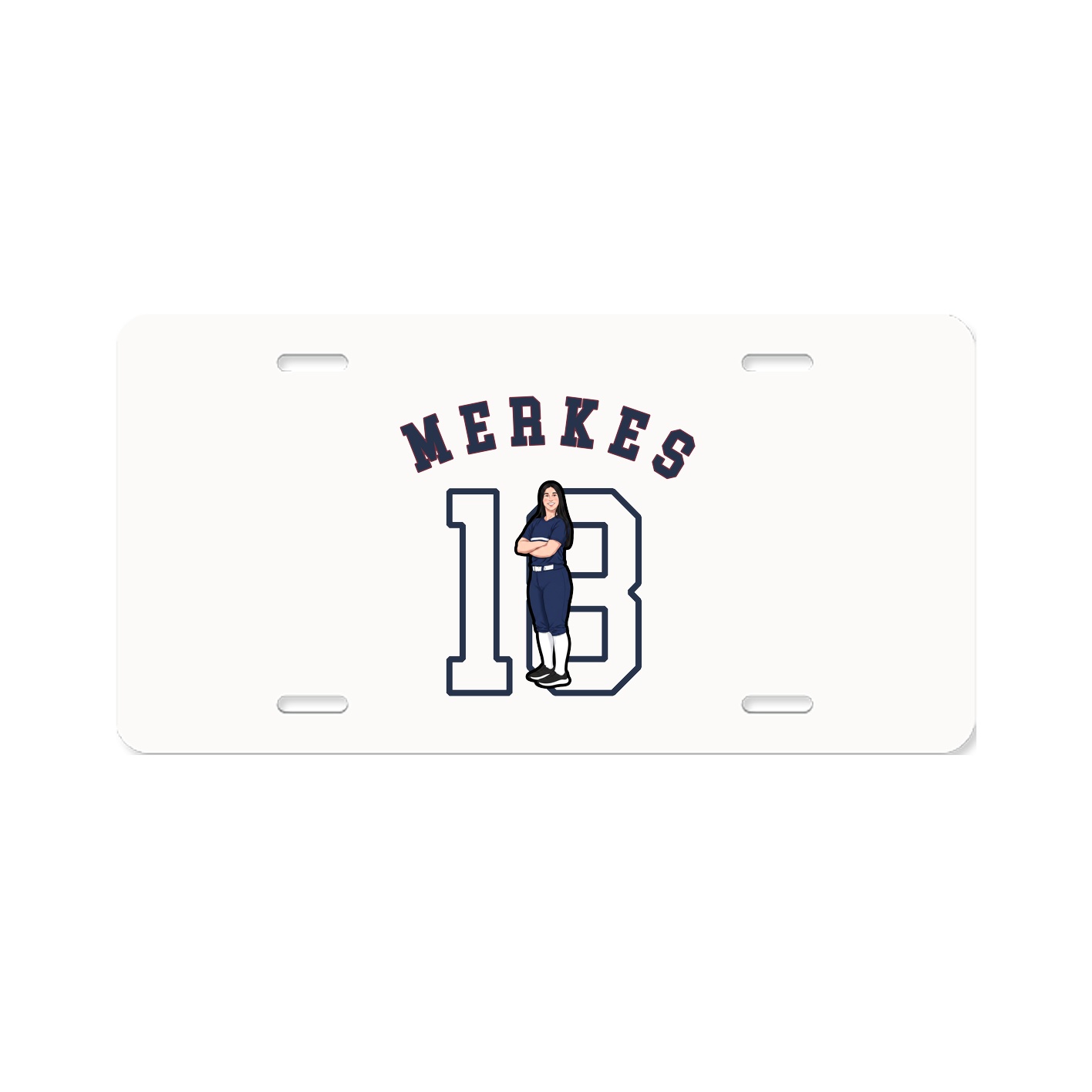 License Plate — Shirsey Arch in Classic
