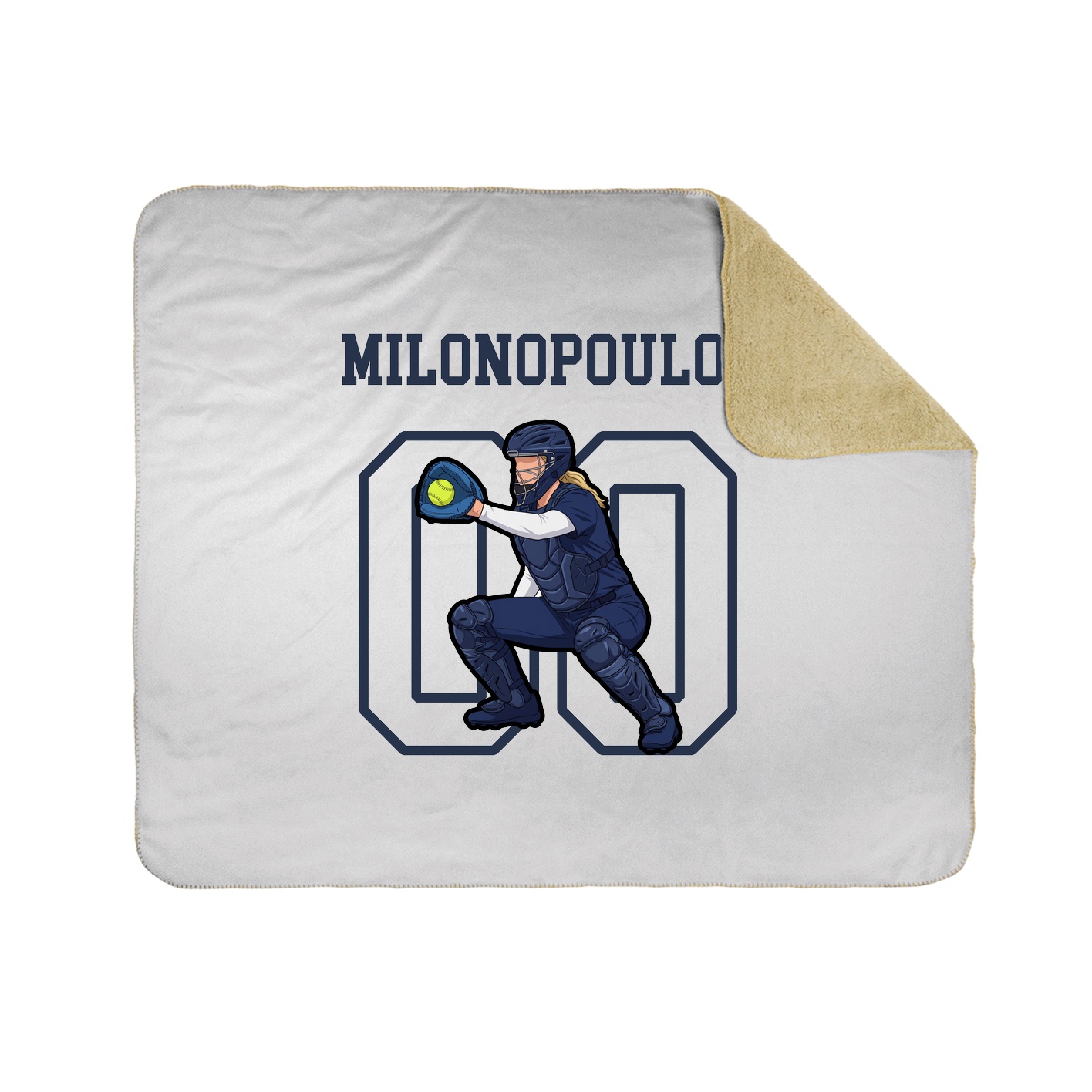 Throw Blanket — Shirsey in White
