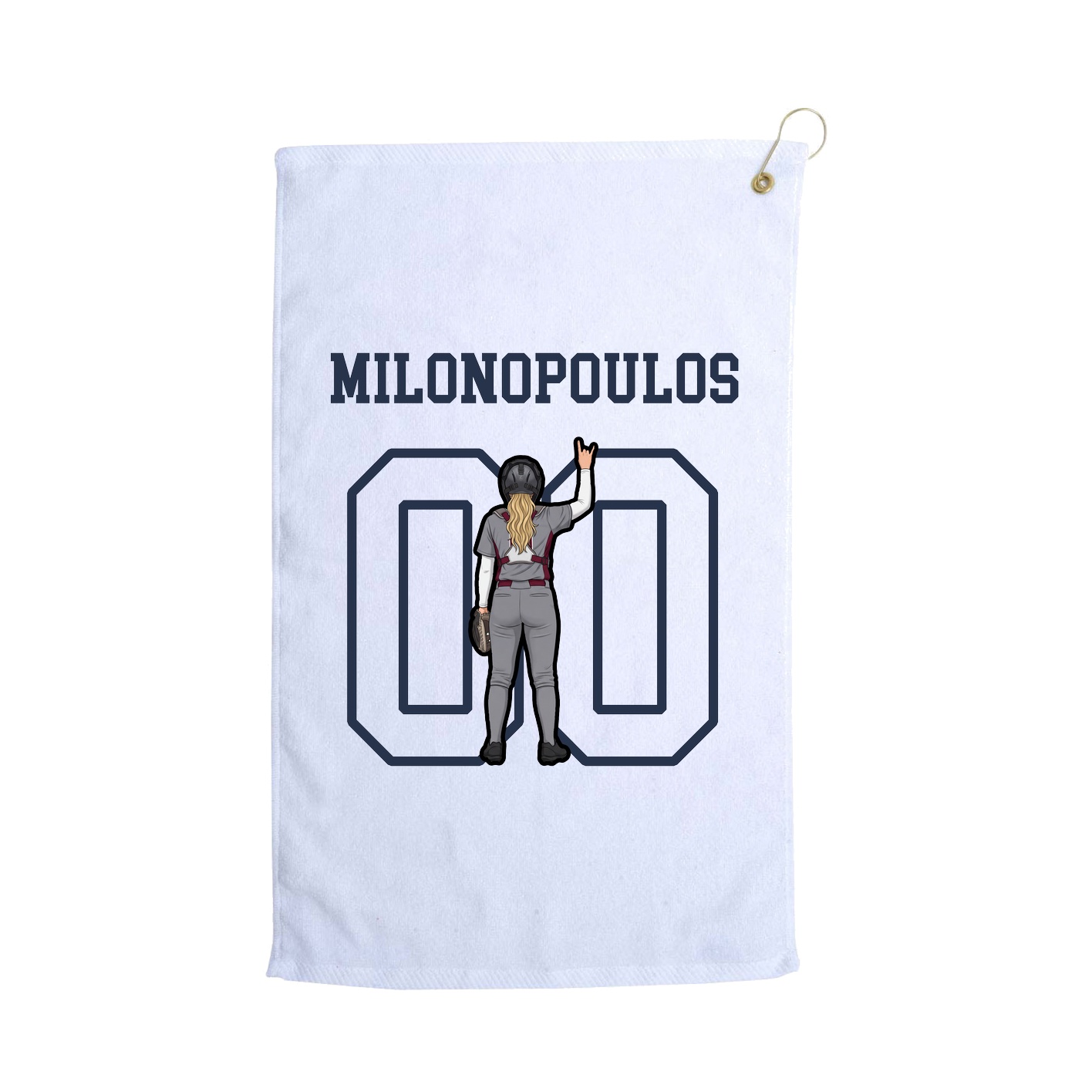 Golf Towel — Shirsey in White