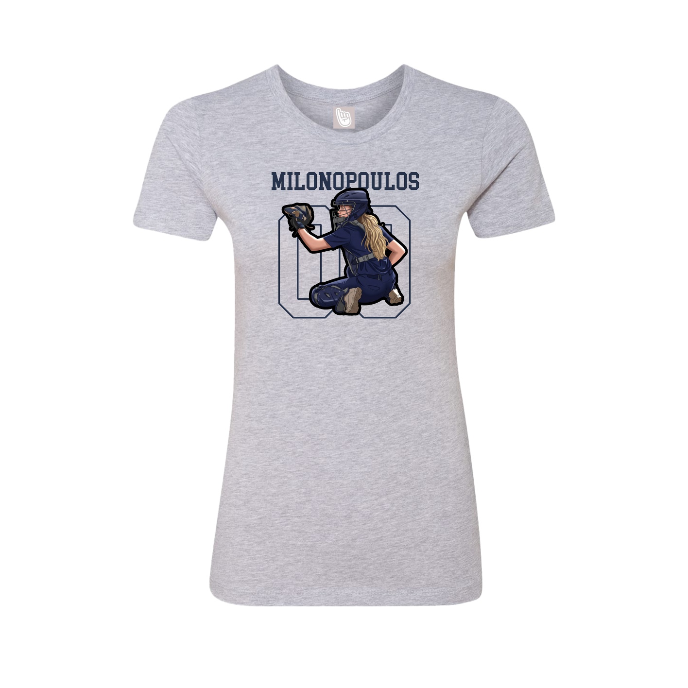 Fitted Women's Tee — Shirsey in Grey