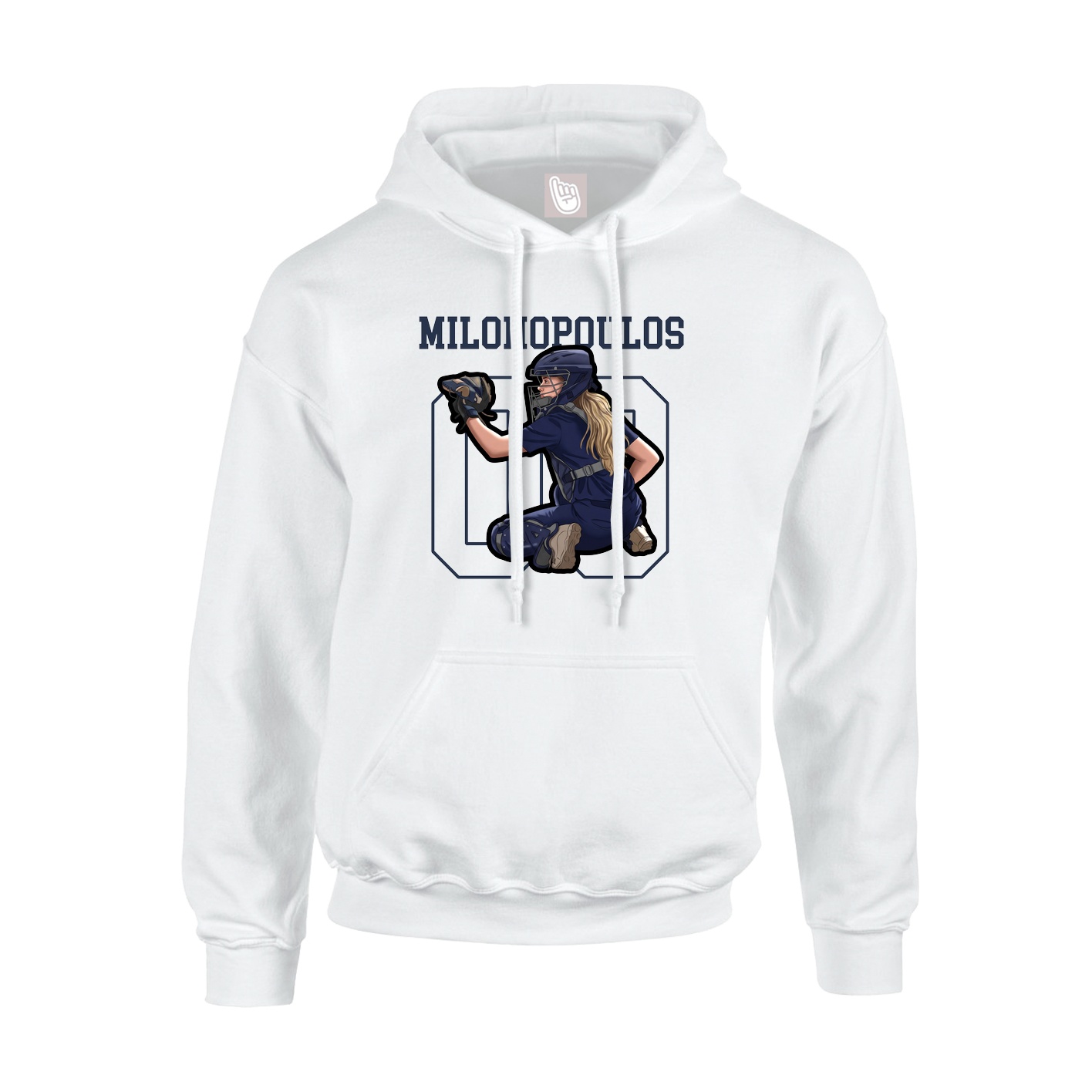 Hoodie — Shirsey in White