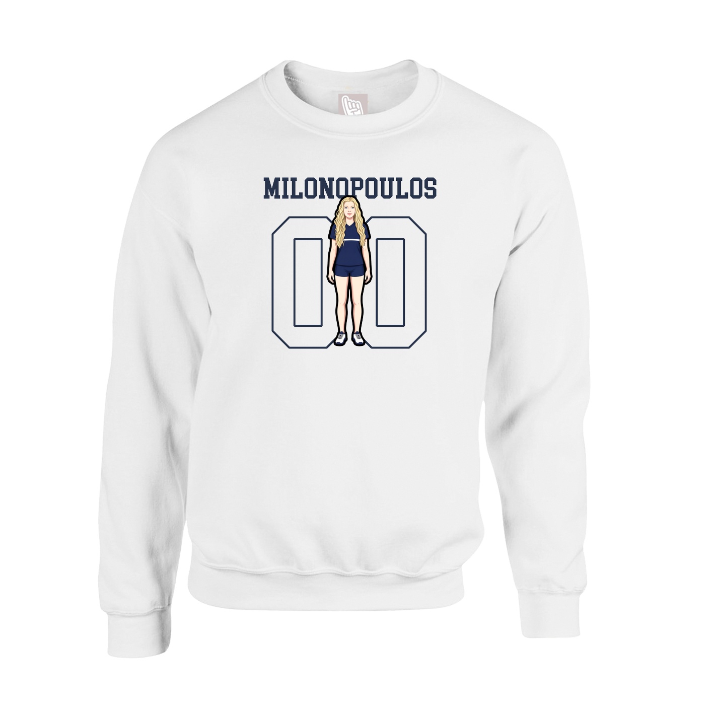 Fleece Crew — Shirsey in White