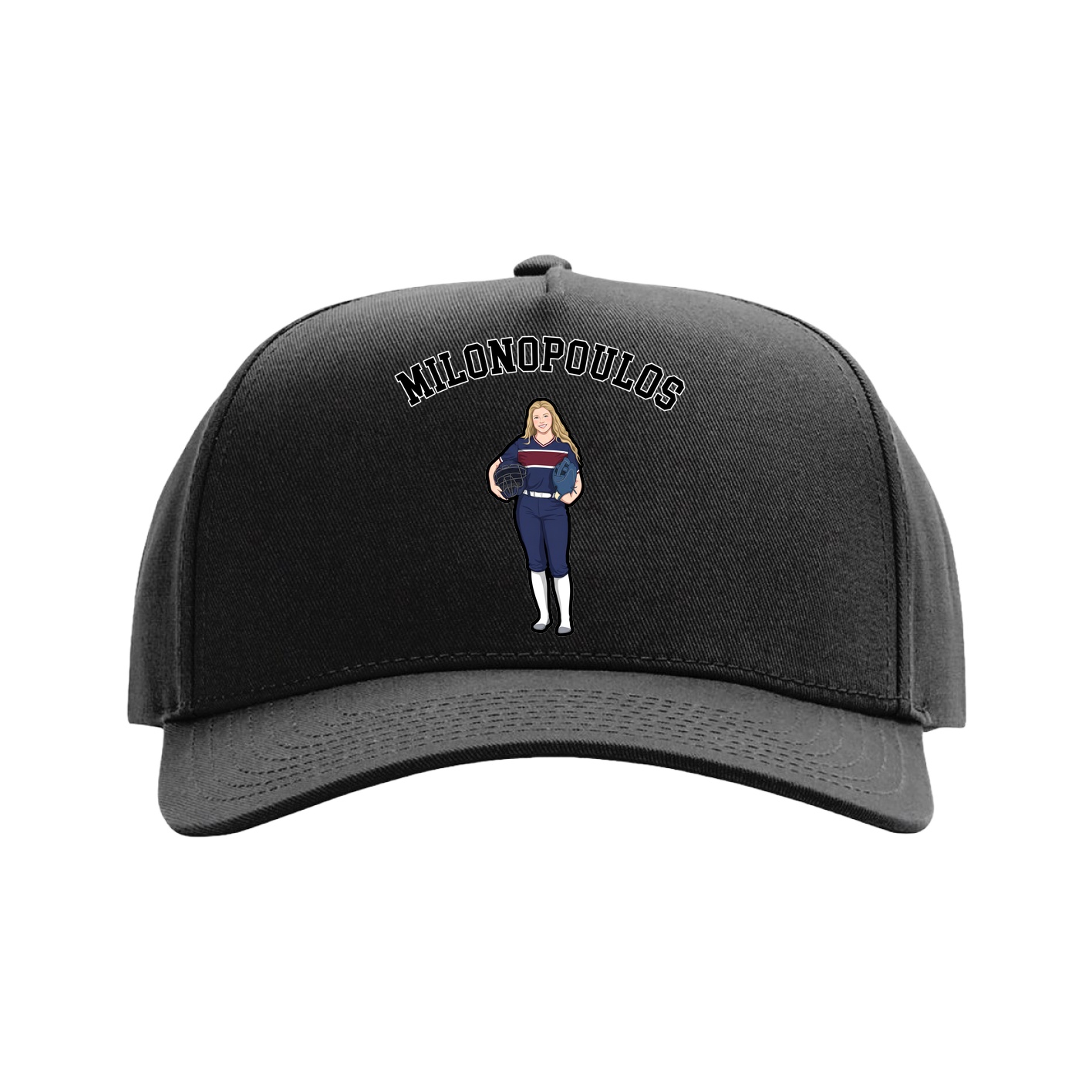 Full Fabric Five-Panel Champ Cap
