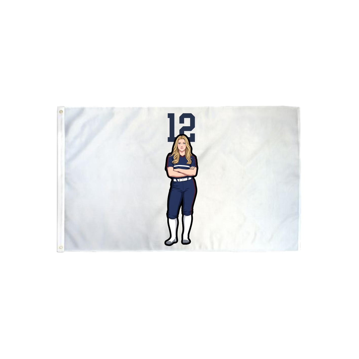 3x5 Flag — Number Top in Classic