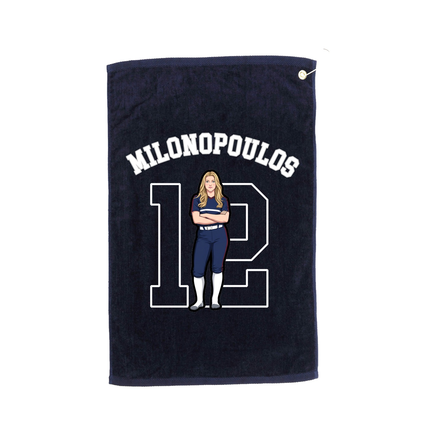 Golf Towel — Shirsey Arch in Navy