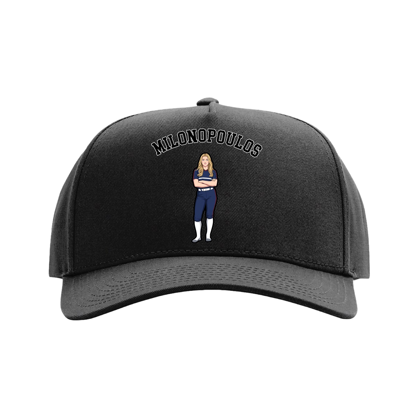 Full Fabric Five-Panel Champ Cap