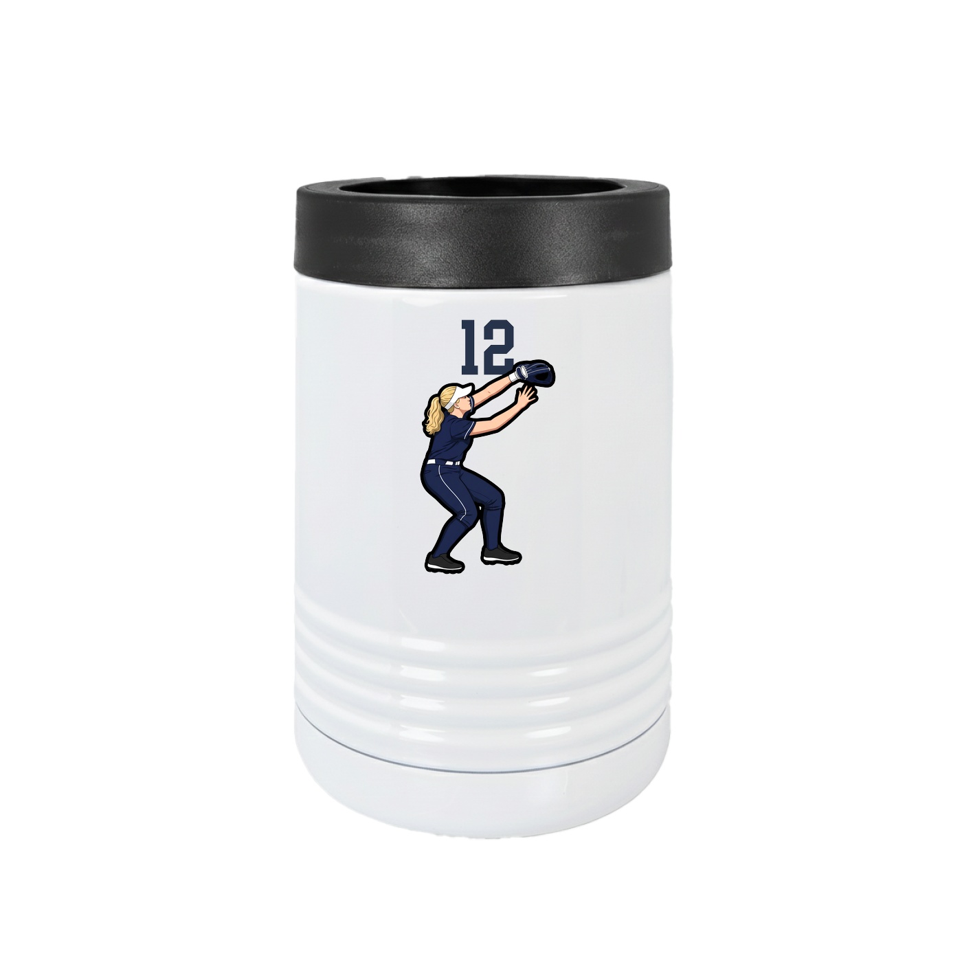 Beverage Holder — Number Top in White