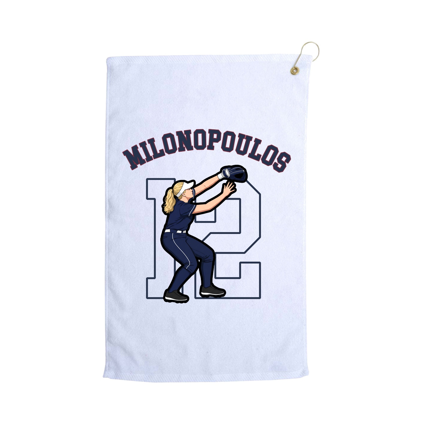 Golf Towel — Shirsey Arch in White
