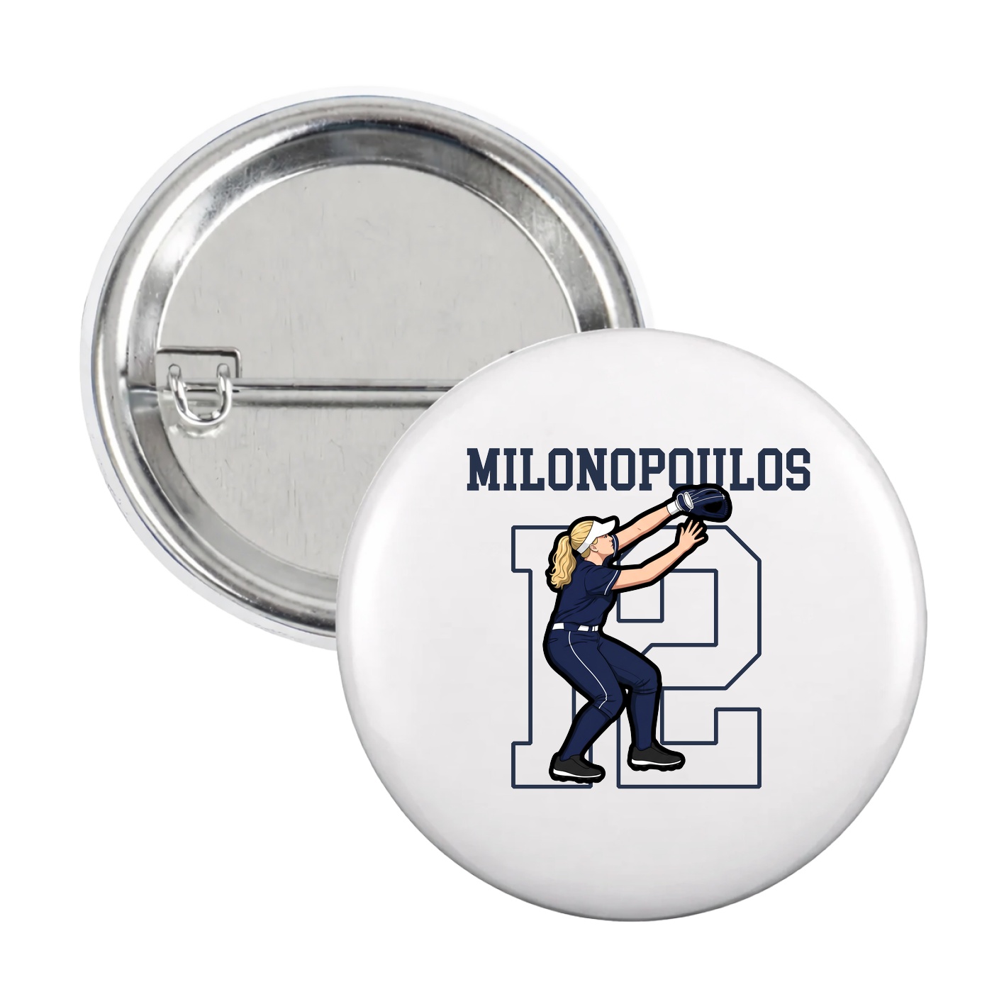 Game Day Button — Shirsey in White
