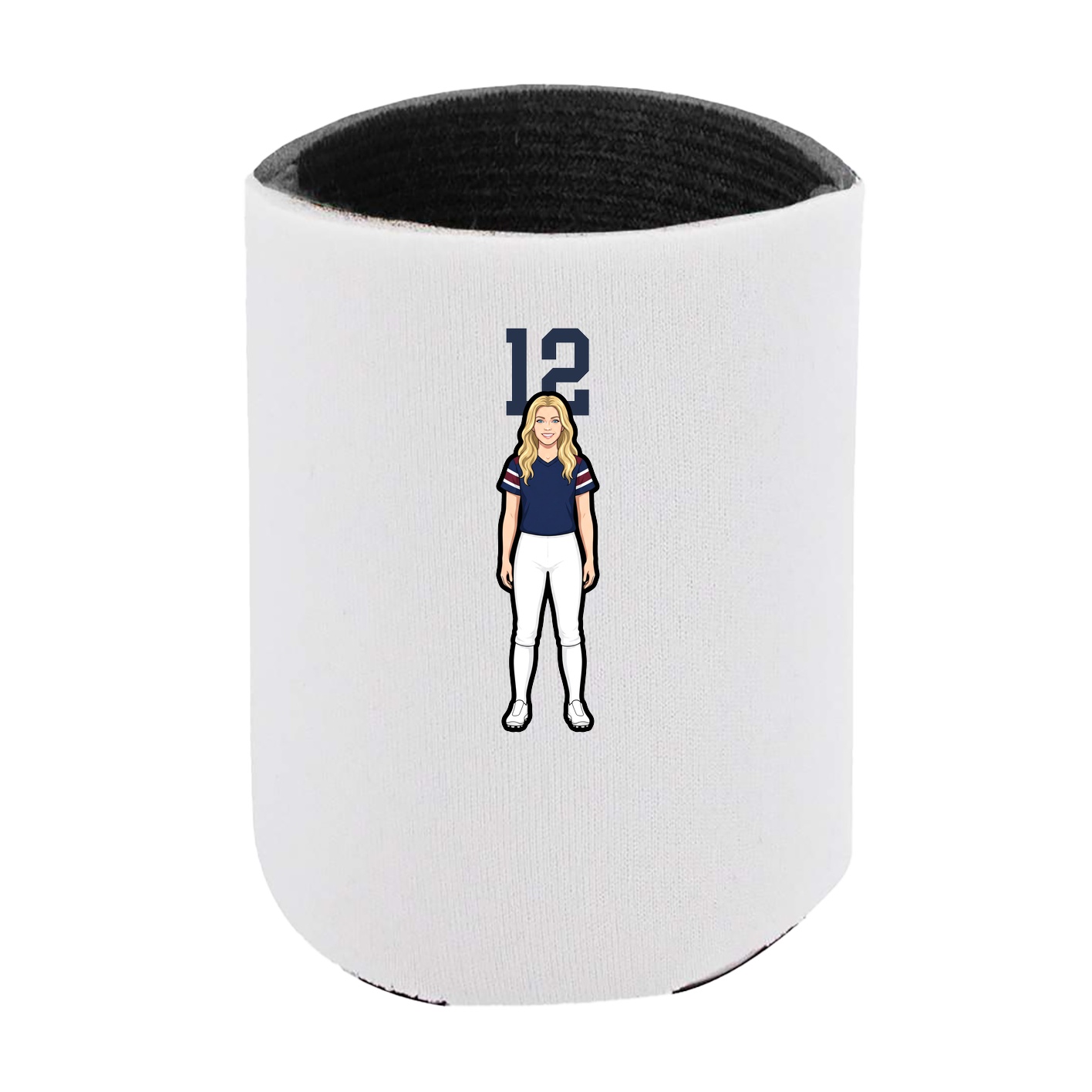 Can Holder — Number Top in White