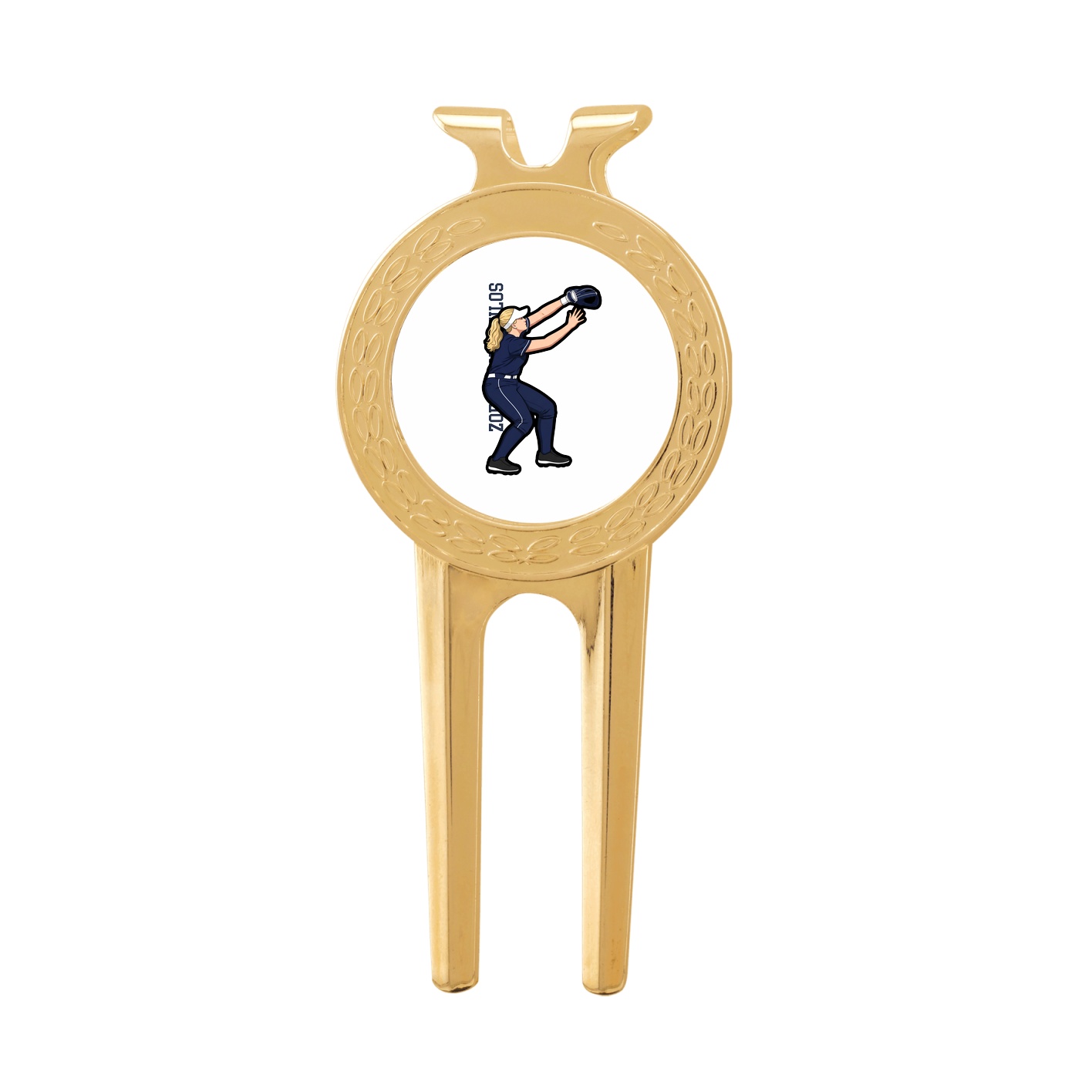 Divot Tool with Ball Marker — Name Vertical in Classic