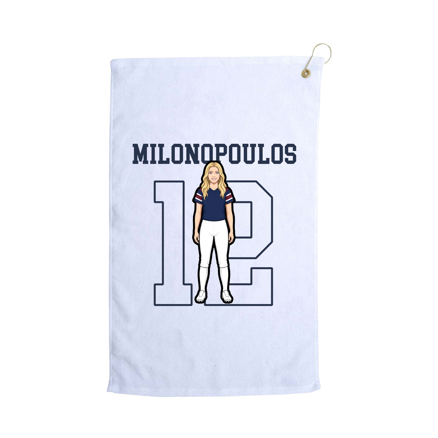 Golf Towel — Shirsey in White