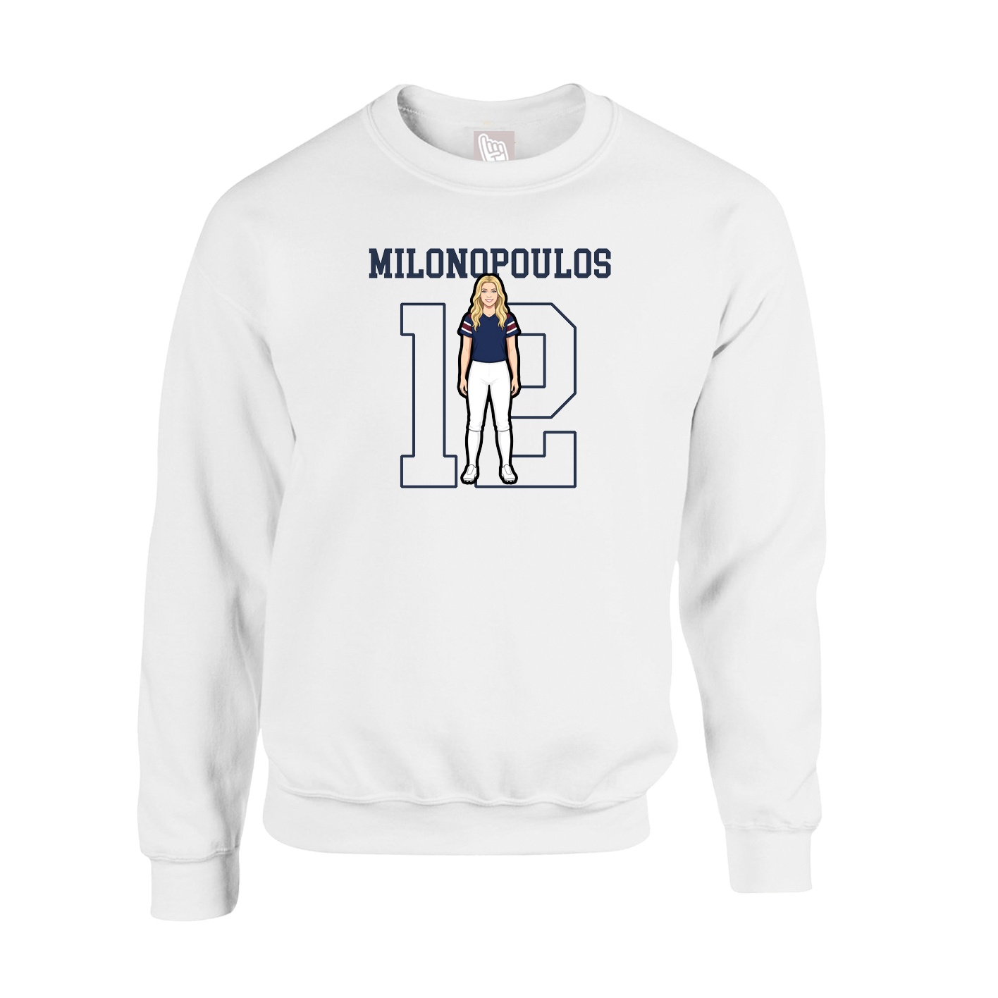 Fleece Crew — Shirsey in White