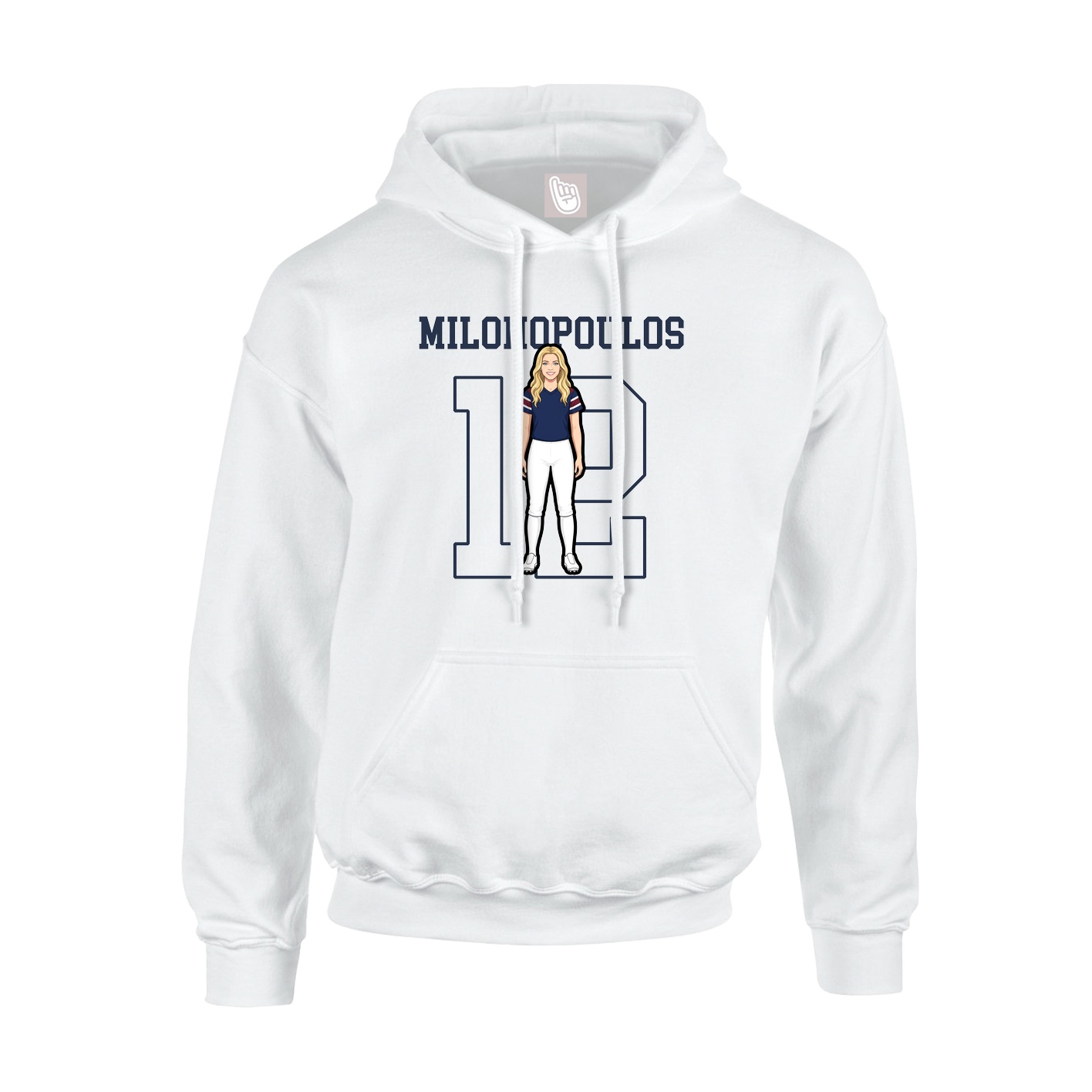 Youth Hoodie — Shirsey in White