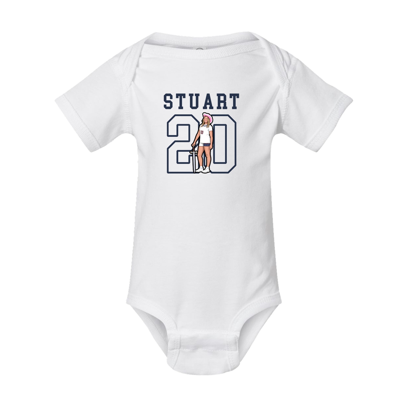 Baby Onesie — Shirsey in White