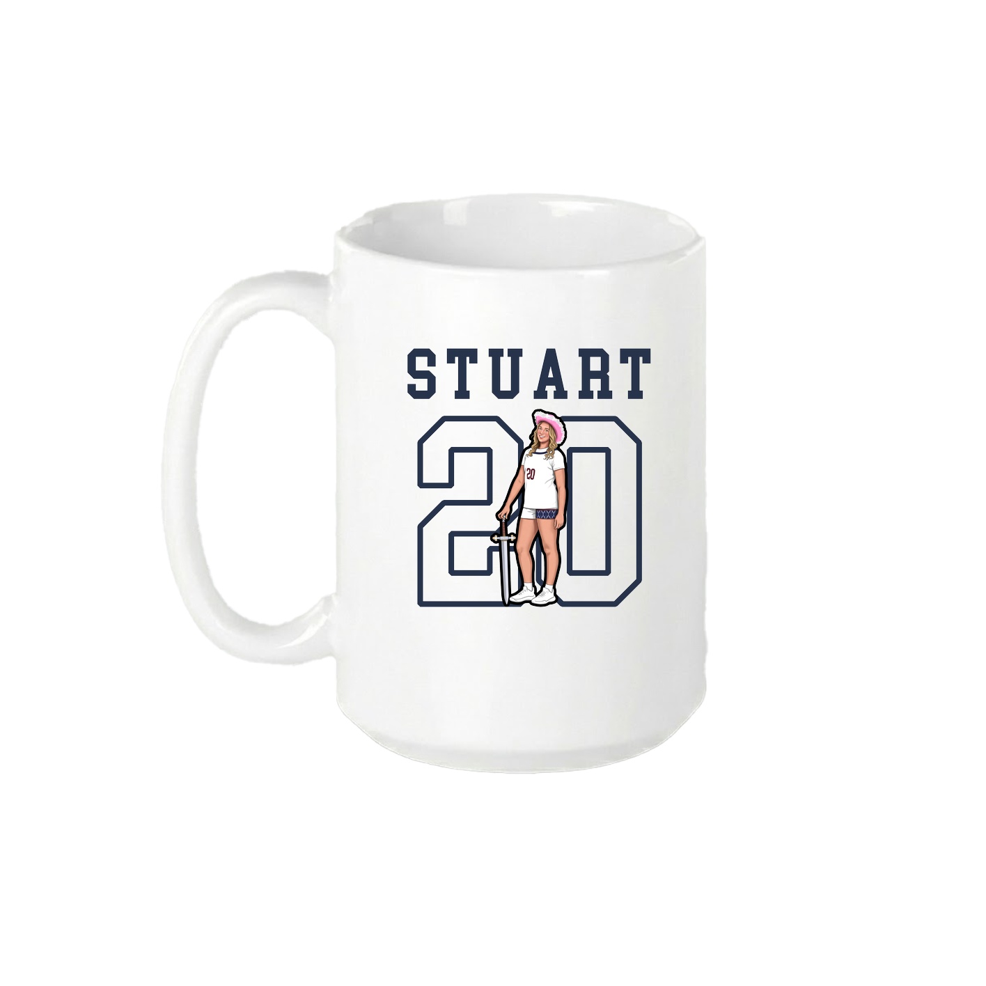 15oz Coffee Mug — Shirsey in White
