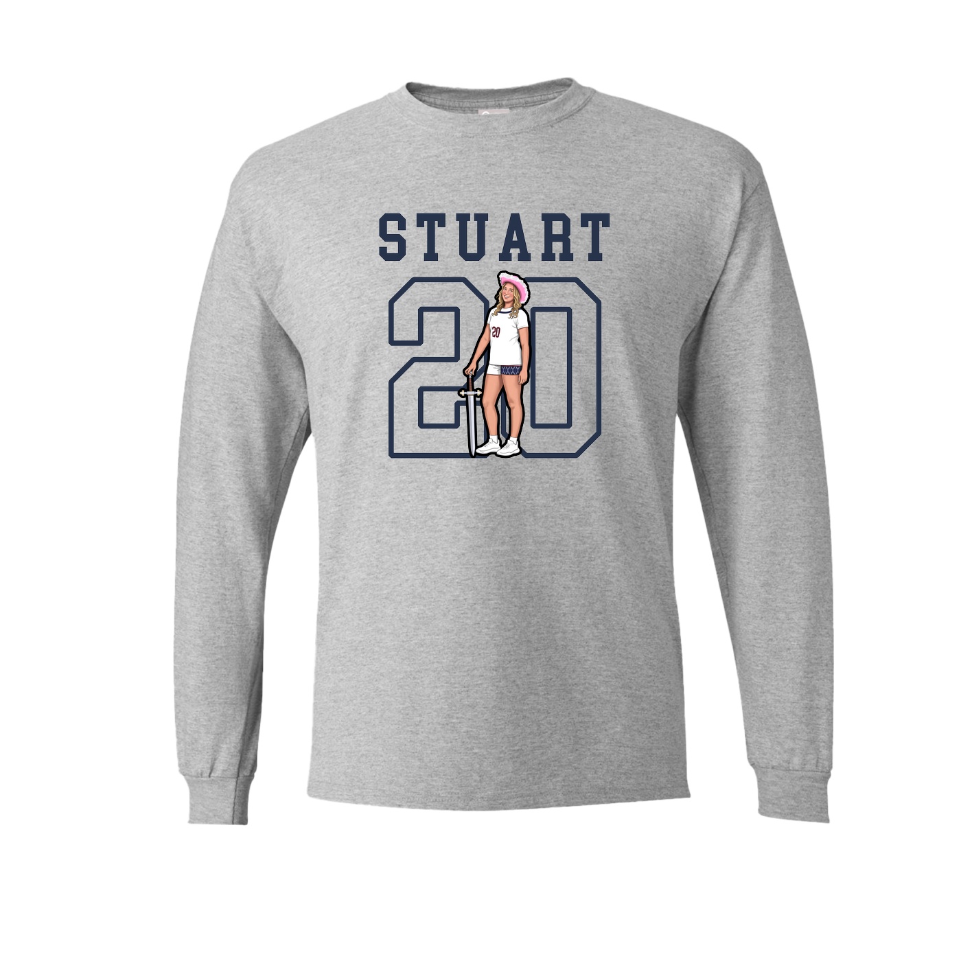 Long Sleeve Tee — Shirsey in Grey