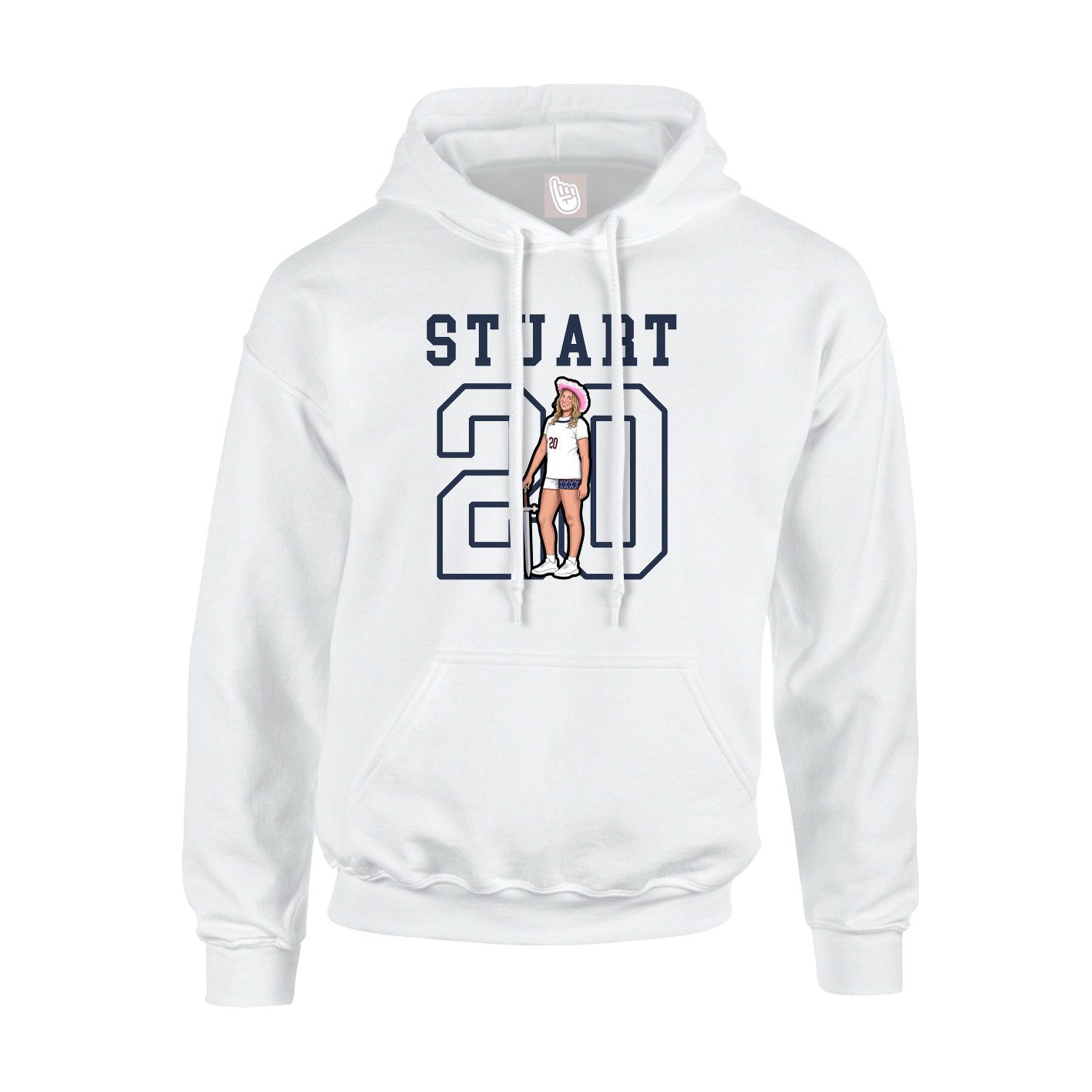 Youth Hoodie — Shirsey in White