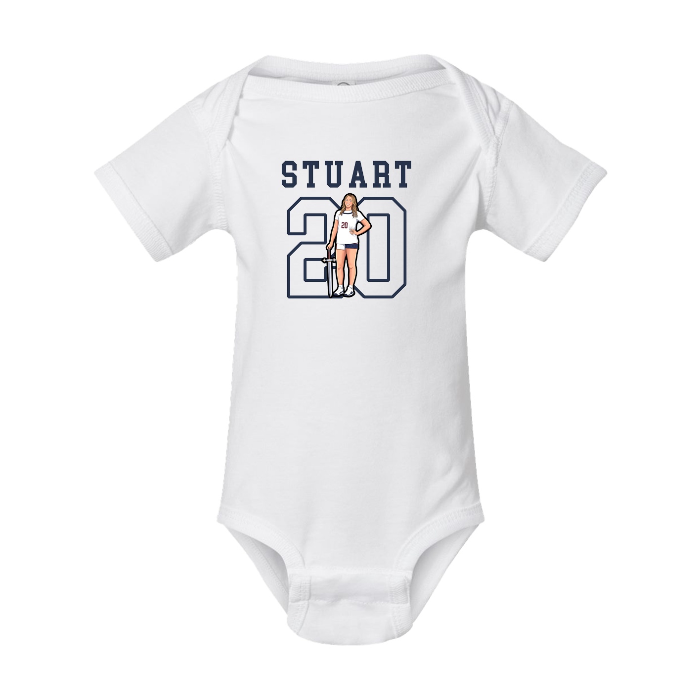 Baby Onesie — Shirsey in White