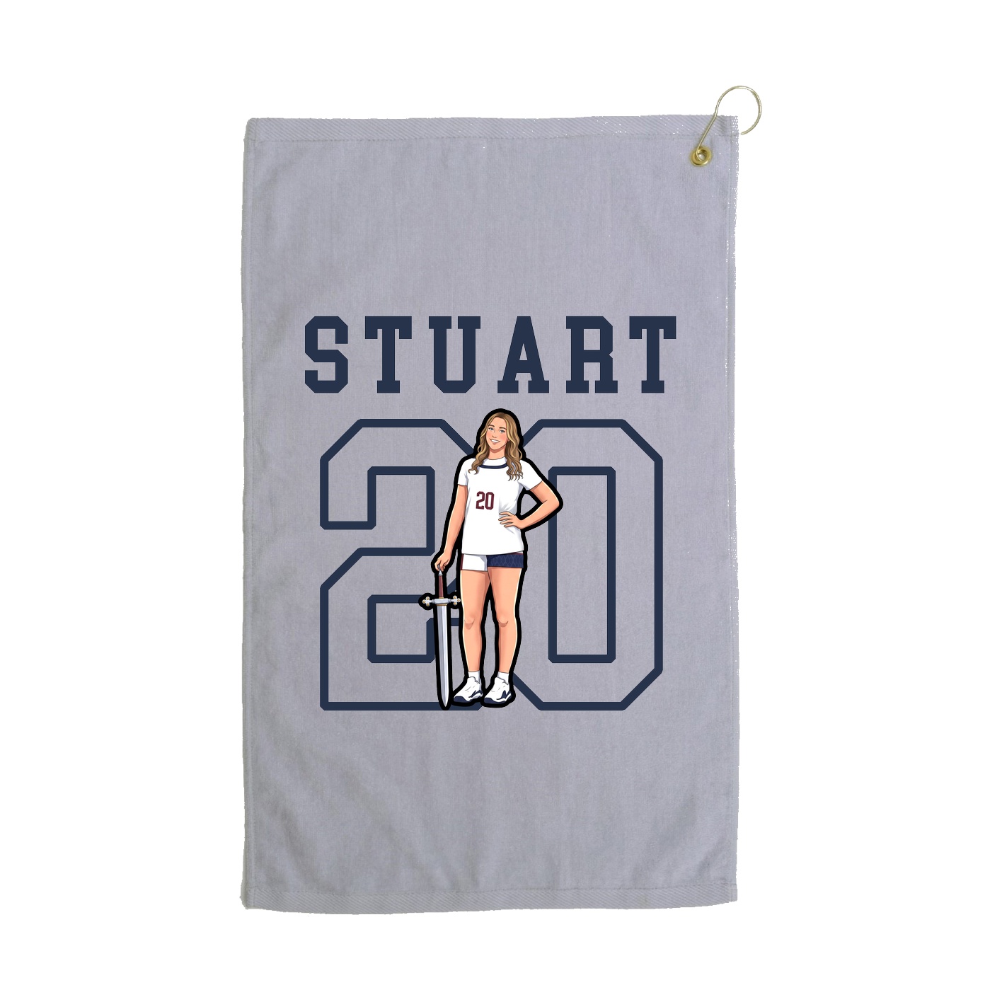 Golf Towel — Shirsey in Grey